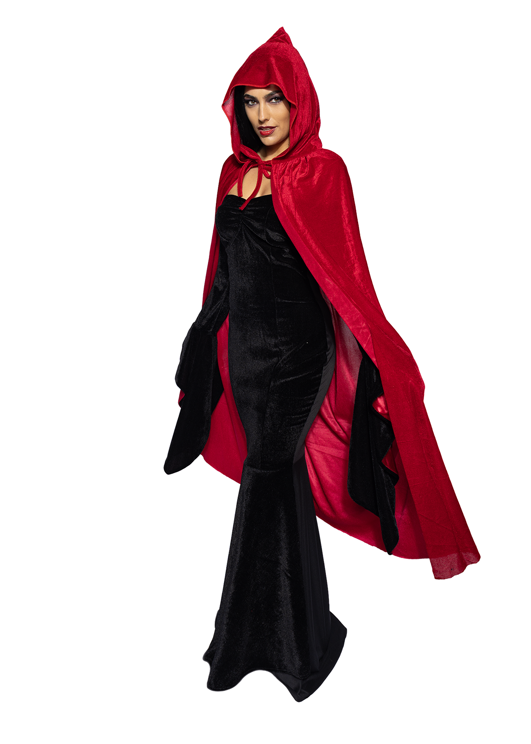 Blood Red Velvet Cape