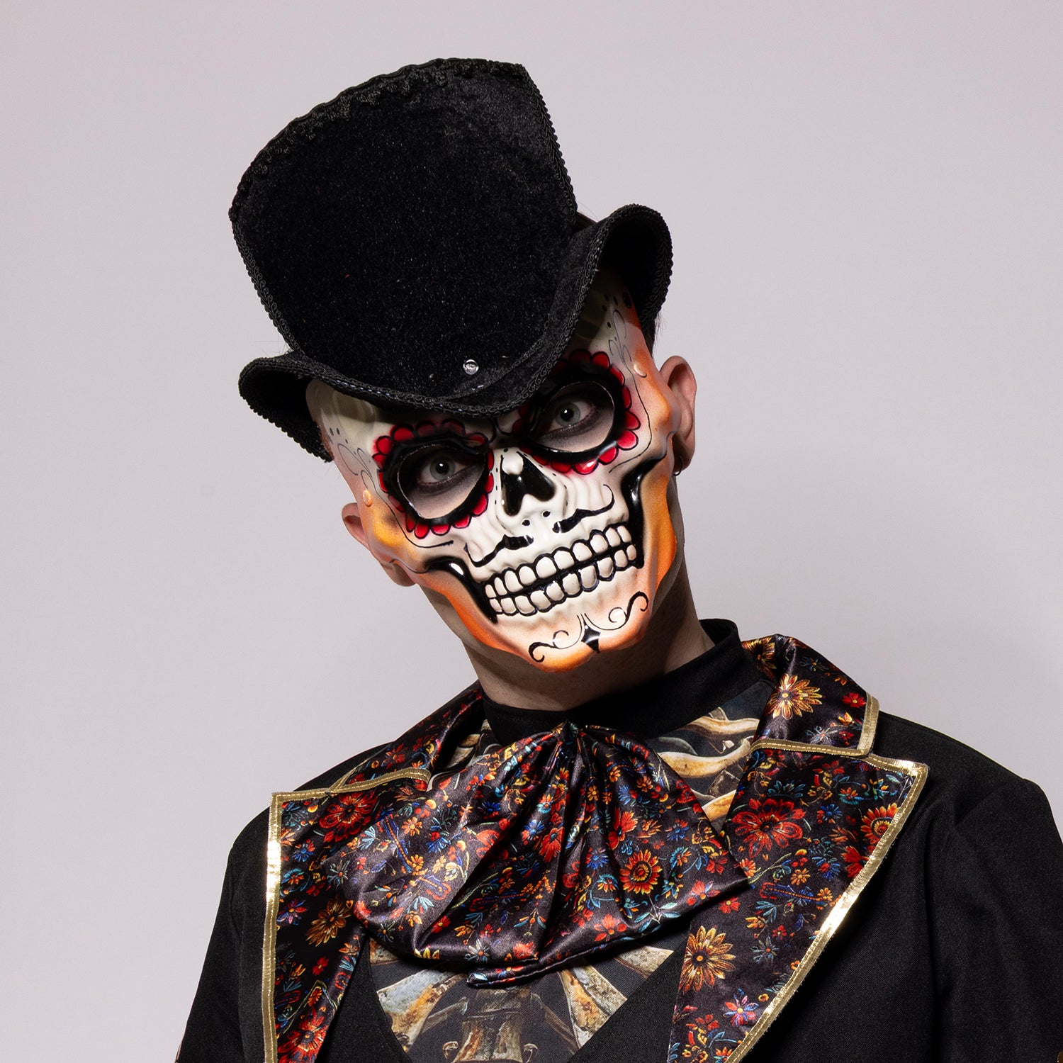 Day of the Dead, Top Hat, Skull Mask
