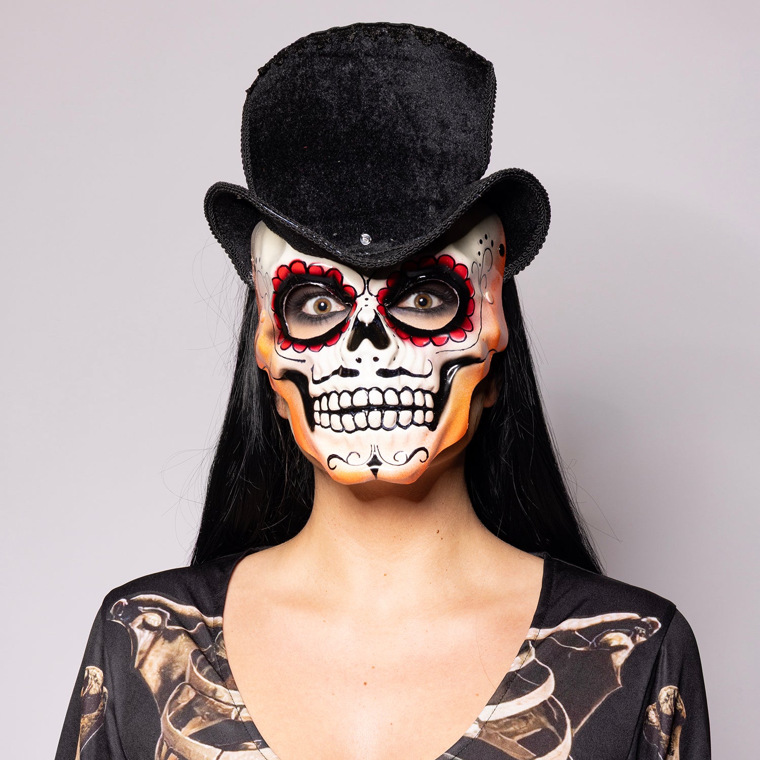 Day of the Dead, Top Hat, Skull Mask