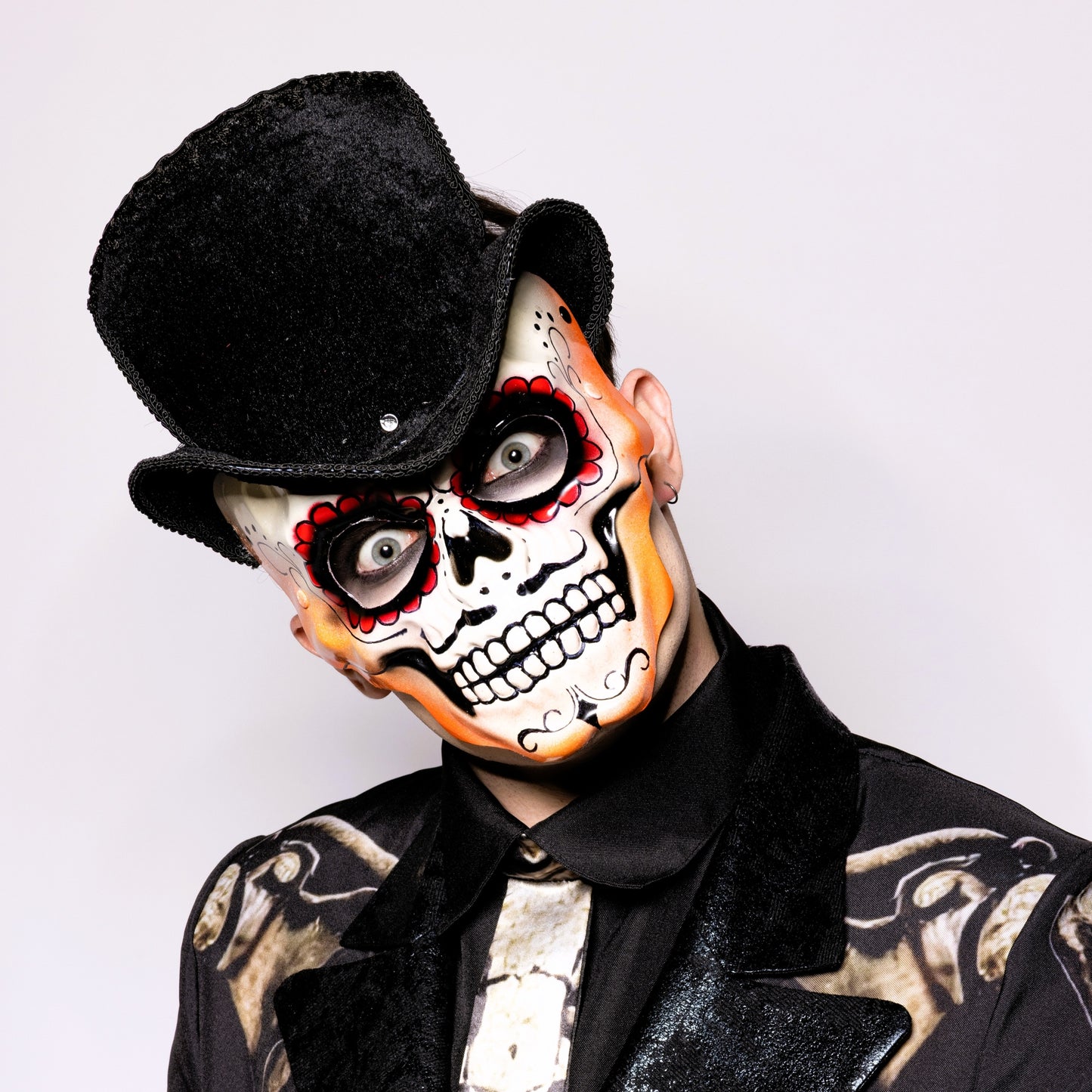Day of the Dead, Top Hat, Skull Mask