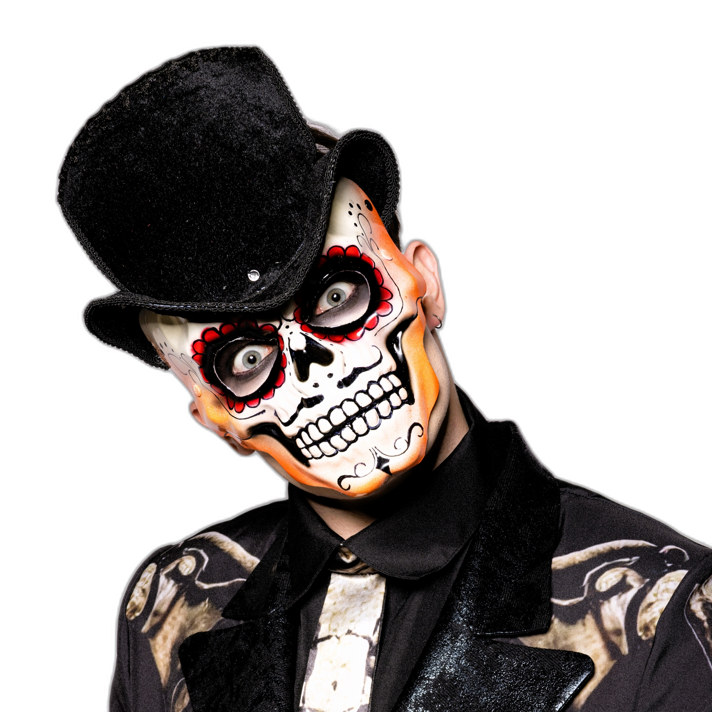 Day of the Dead, Top Hat, Skull Mask