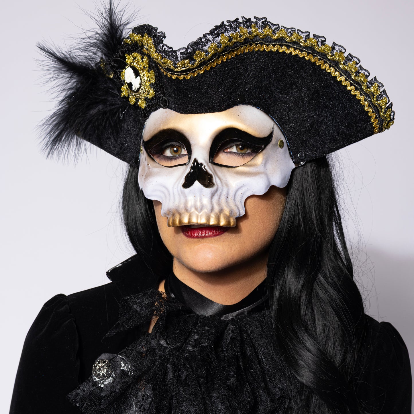 Deluxe Pirate Skull Mask
