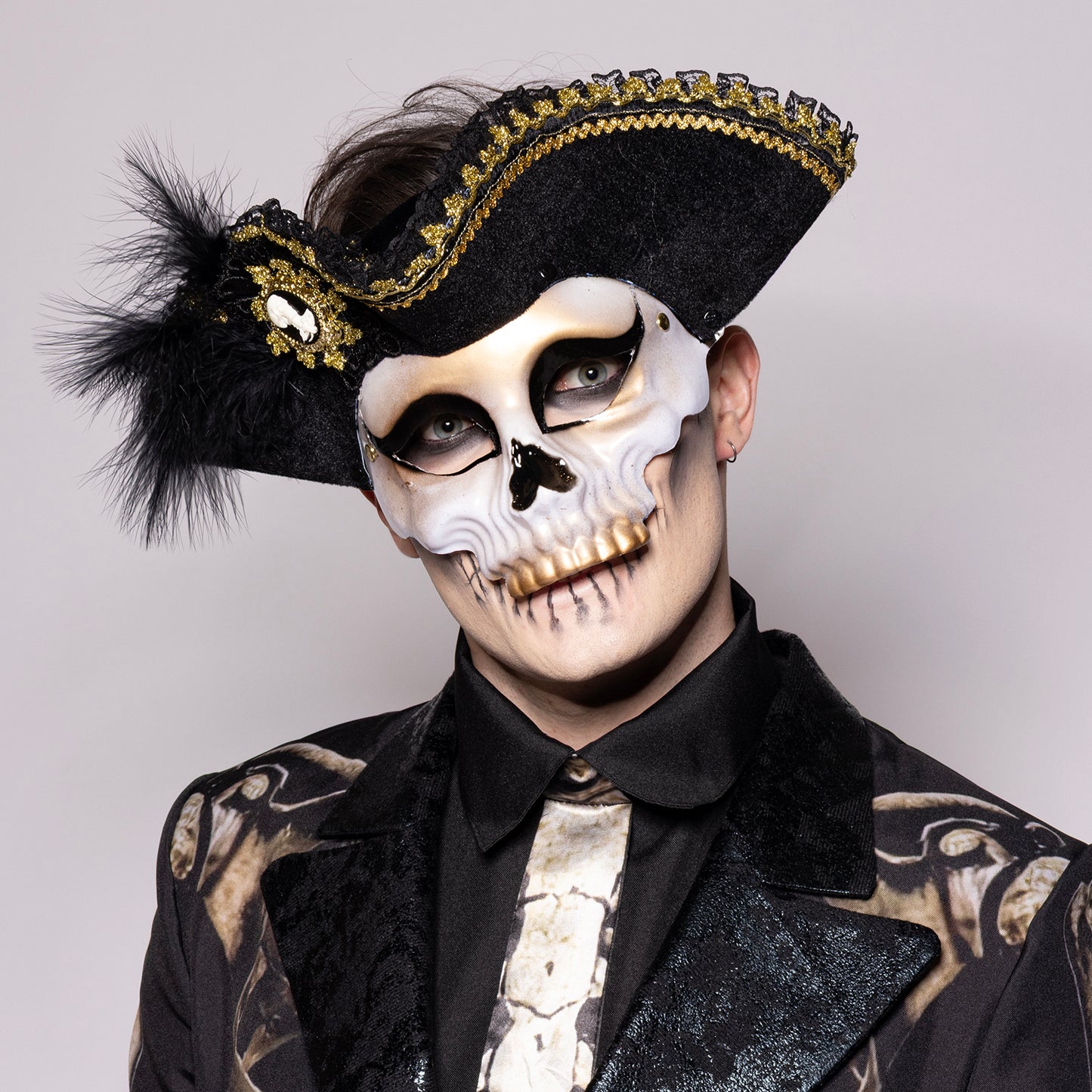Deluxe Pirate Skull Mask