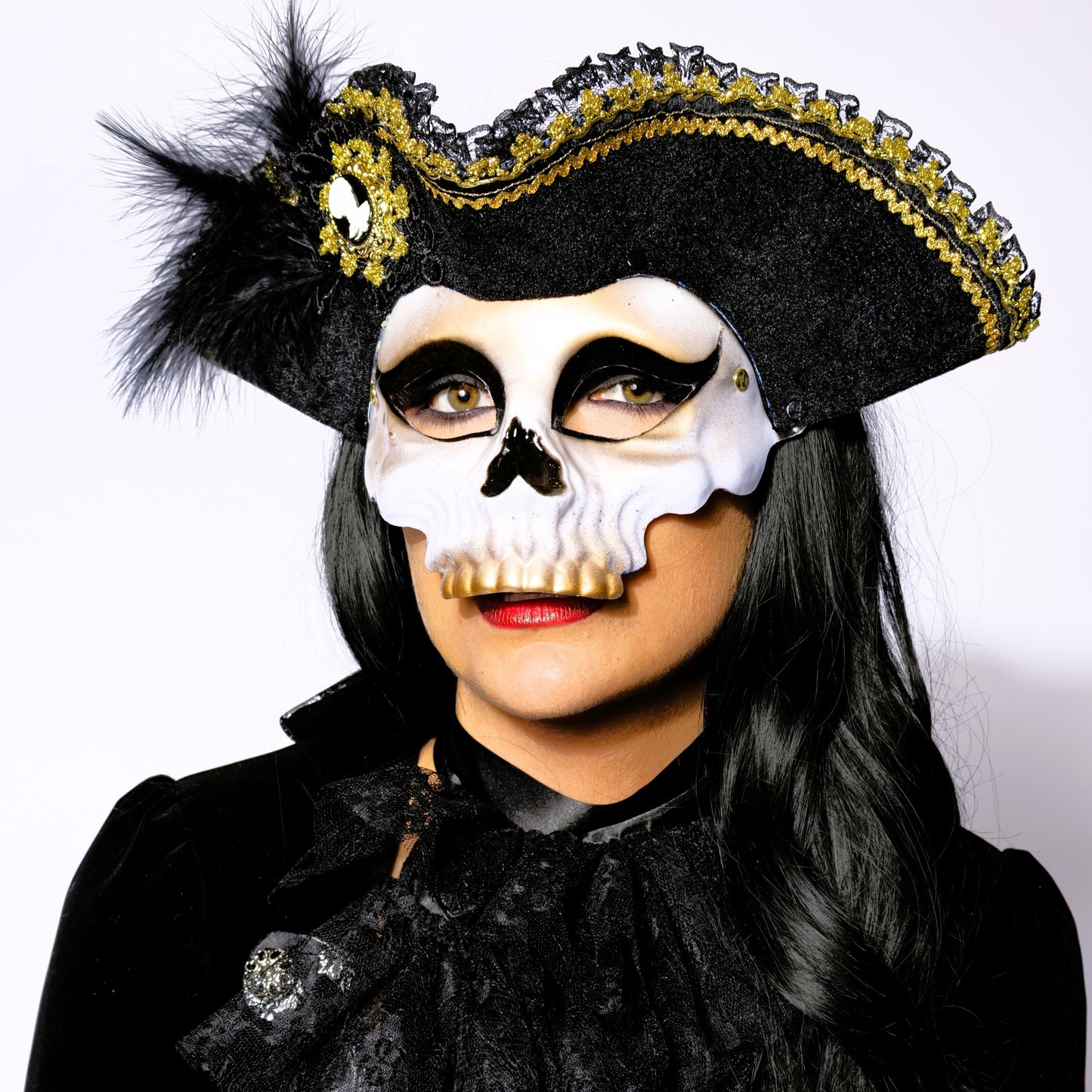 Deluxe Pirate Skull Mask
