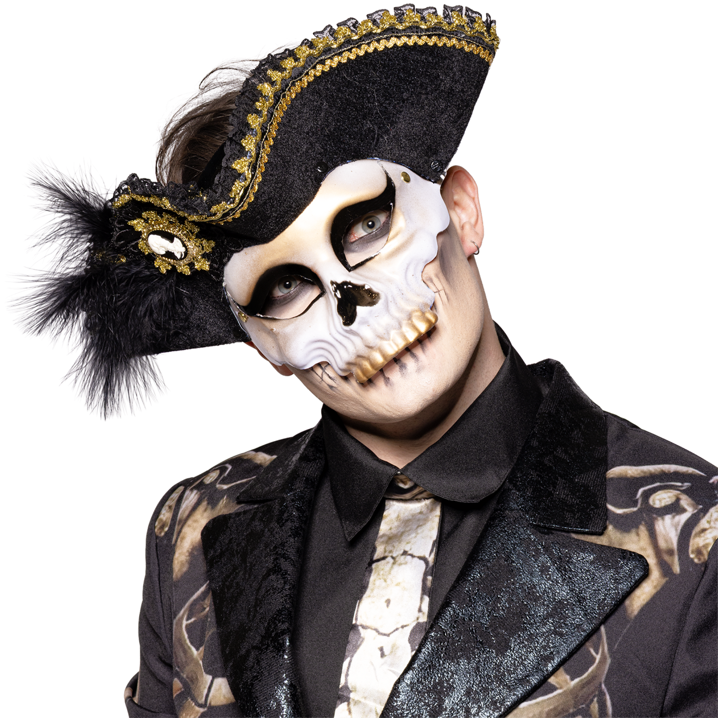 Deluxe Pirate Skull Mask