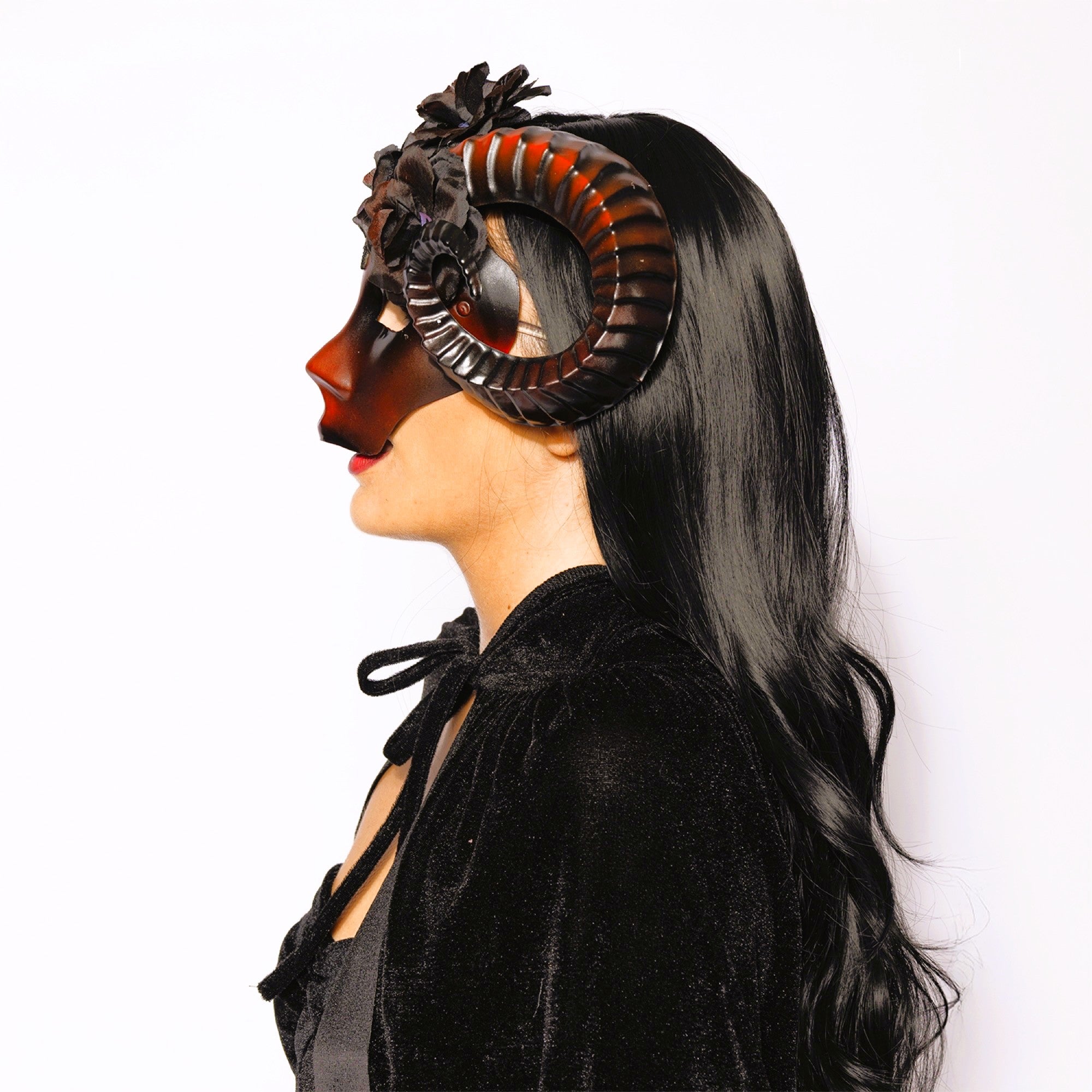 Eye Mask, Floral Ram, Rouge