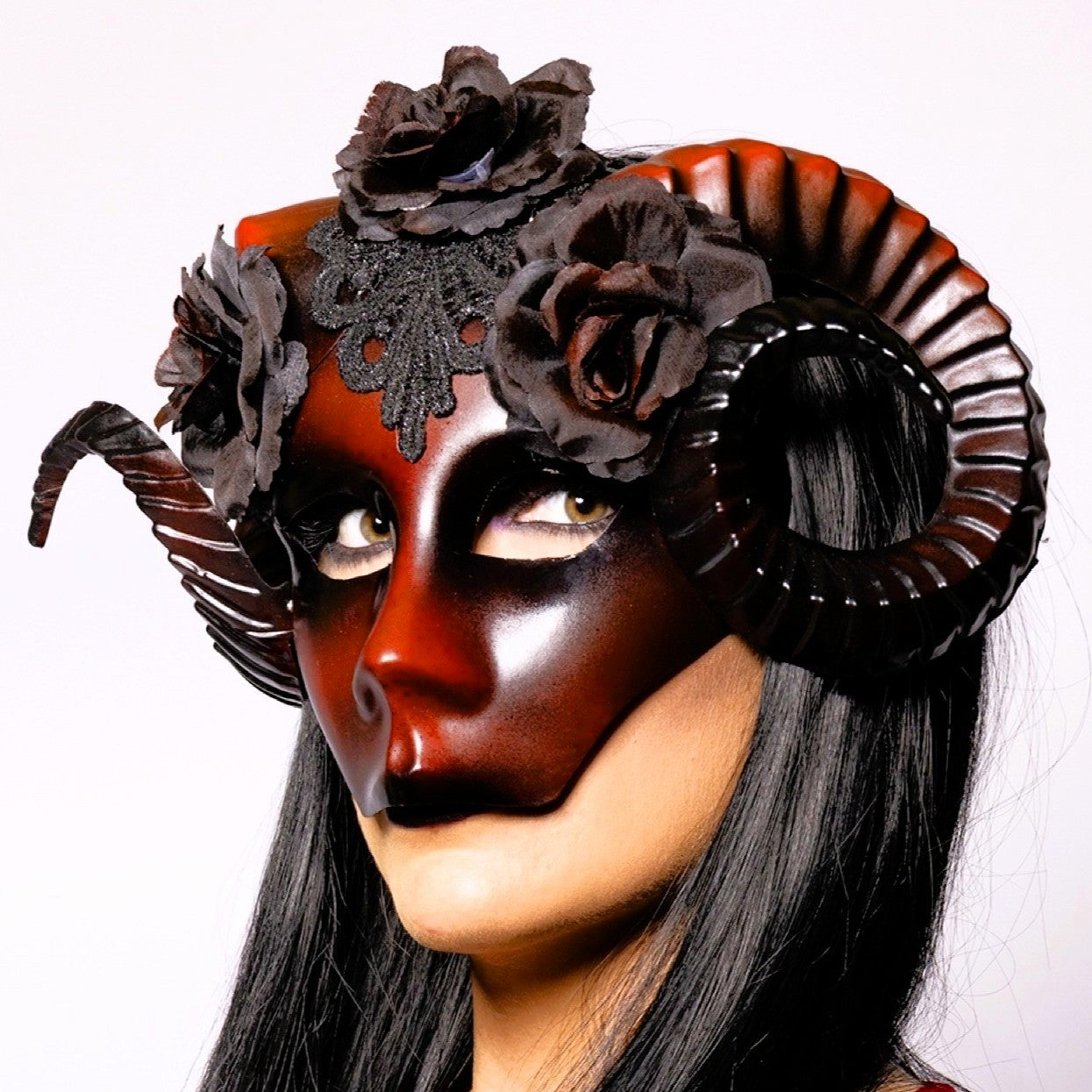 Eye Mask, Floral Ram, Rouge