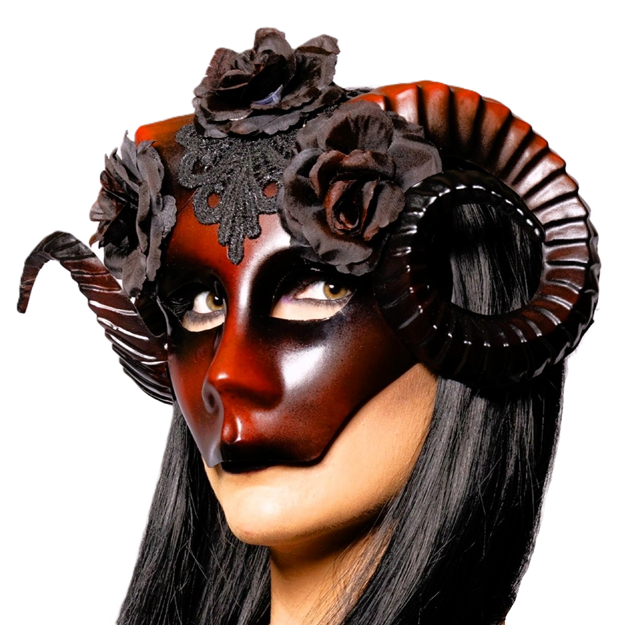 Eye Mask, Floral Ram, Rouge