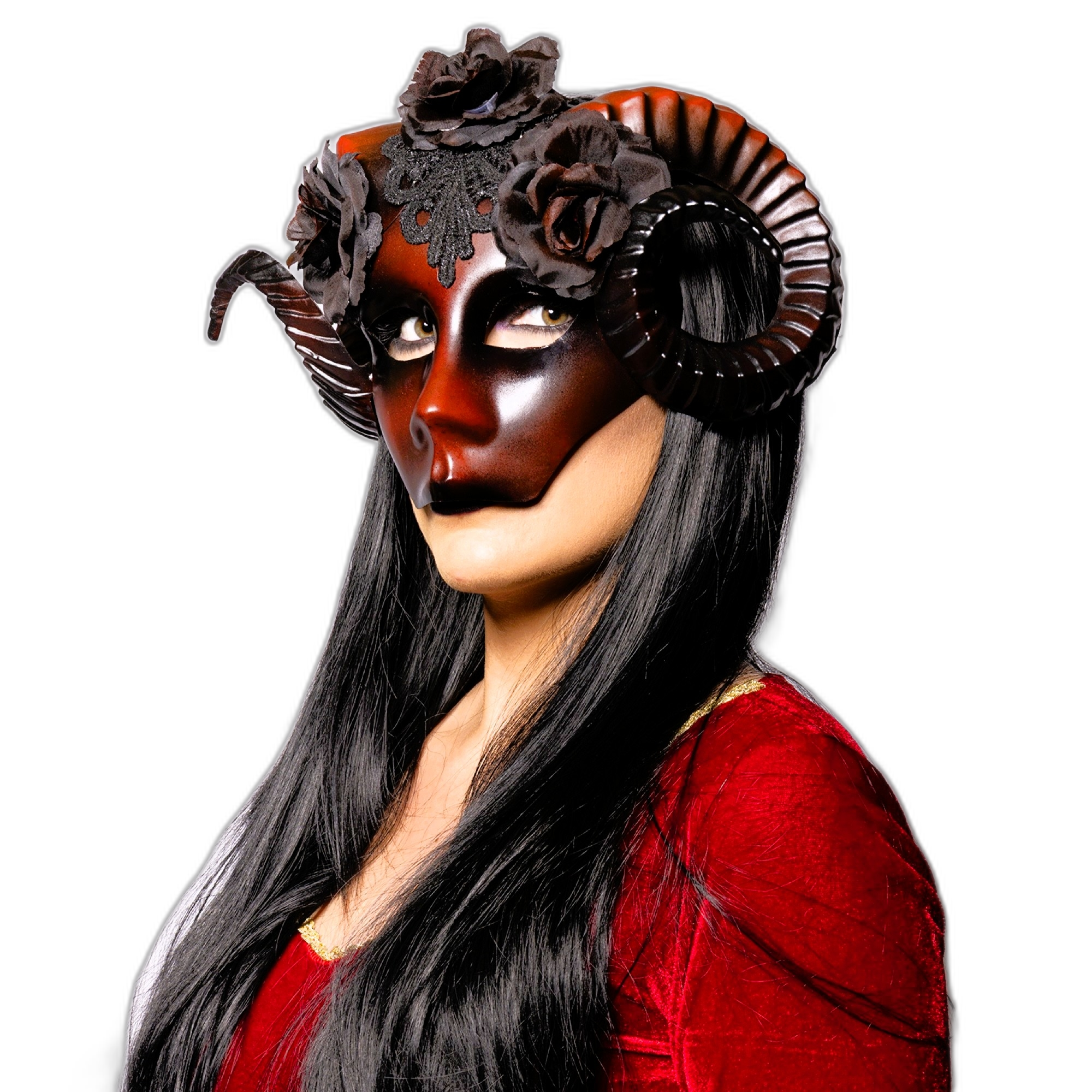 Eye Mask, Floral Ram, Rouge