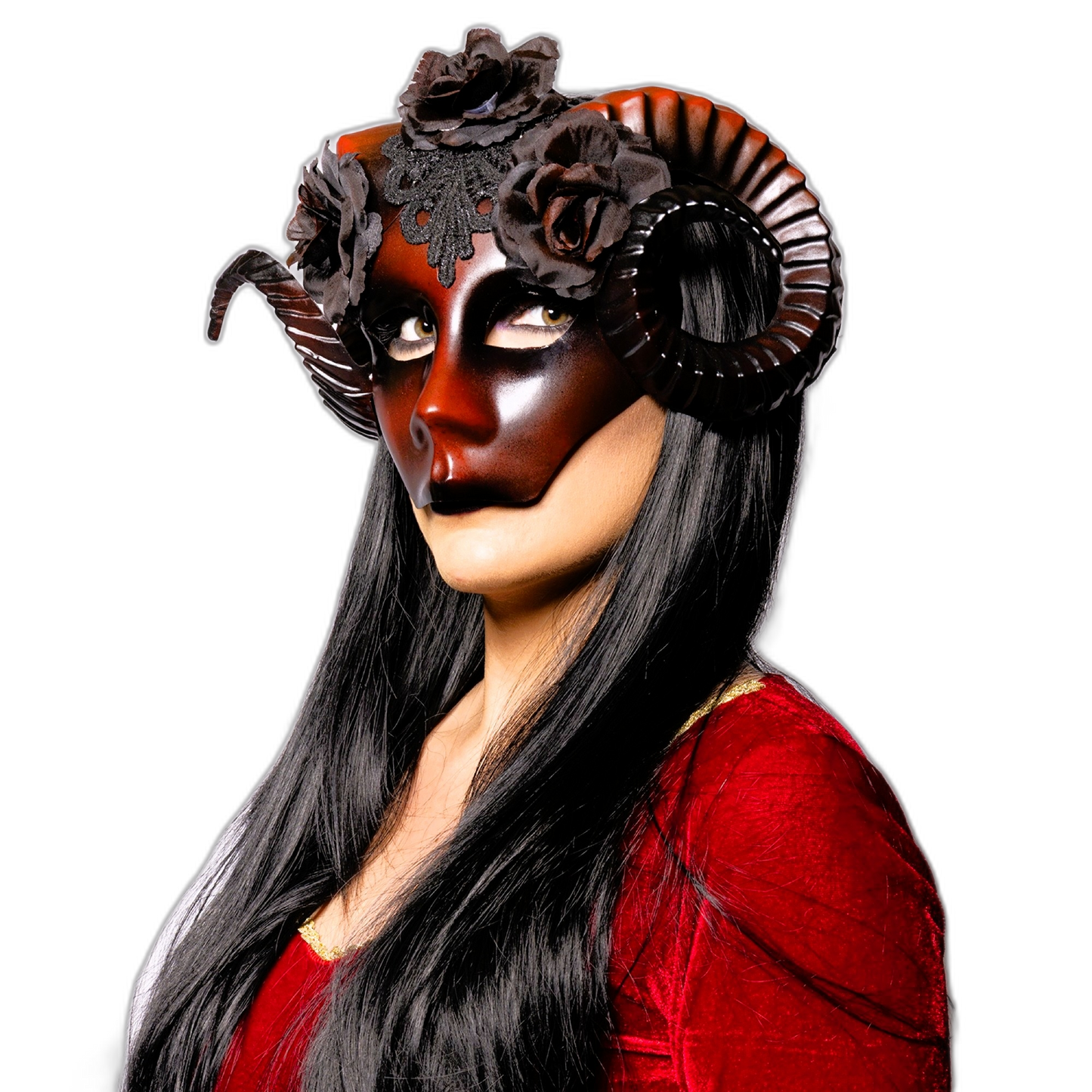 Eye Mask, Floral Ram, Rouge