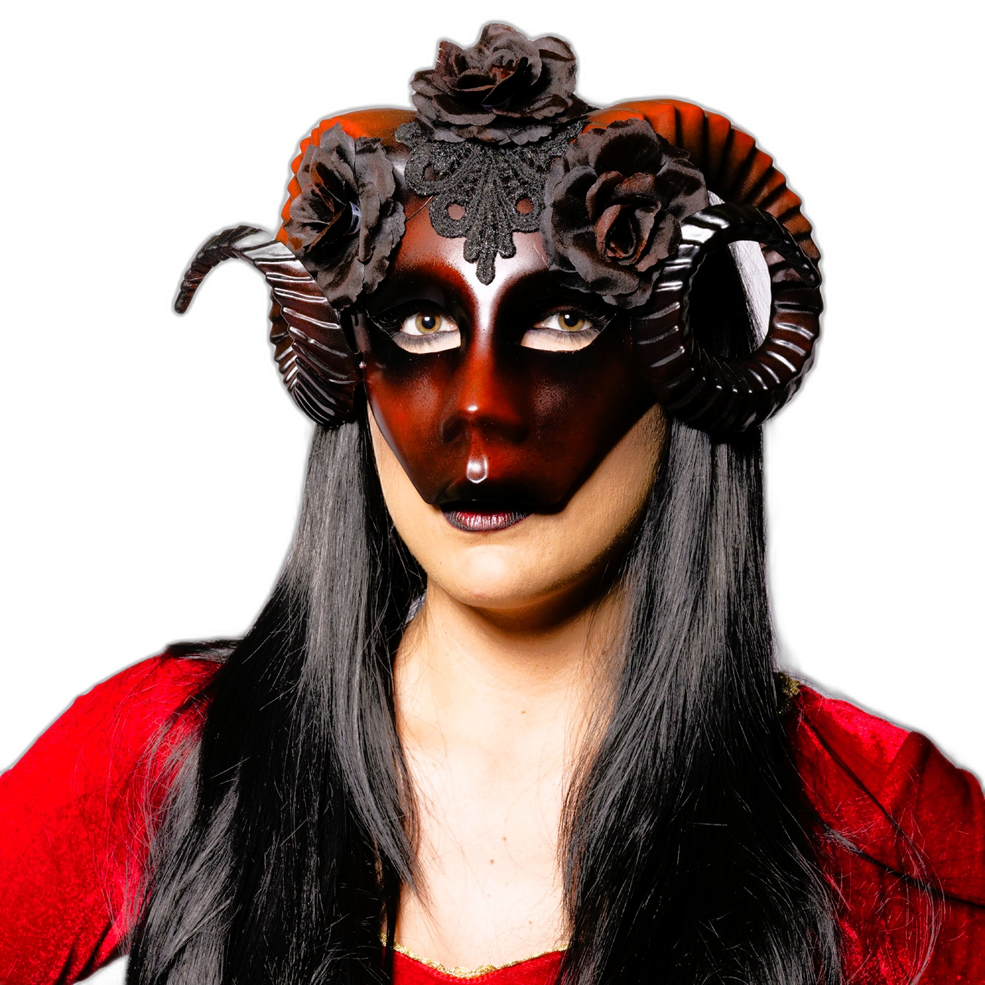 Eye Mask, Floral Ram, Rouge