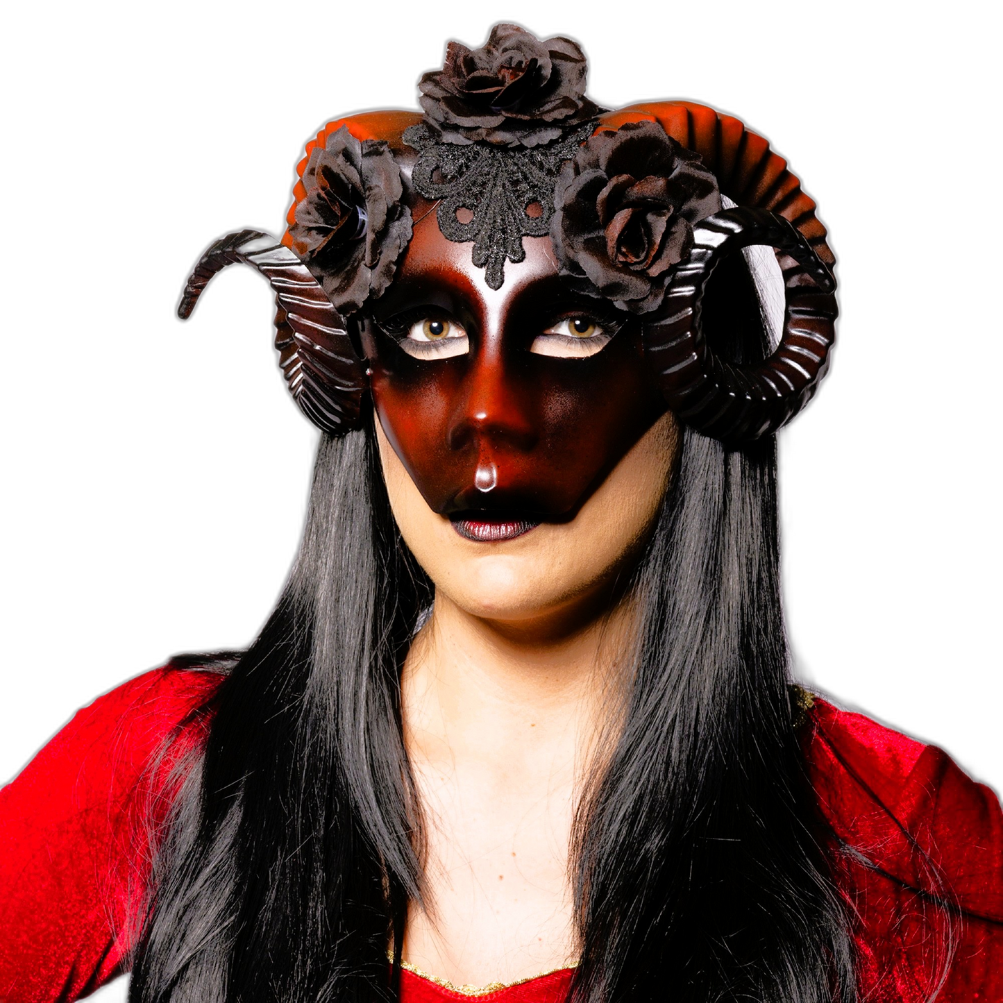 Eye Mask, Floral Ram, Rouge