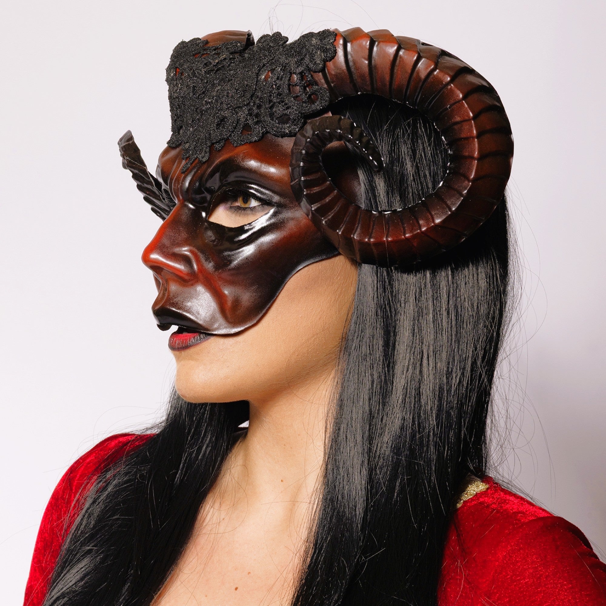 Eye Mask, Horned Ram, Rouge