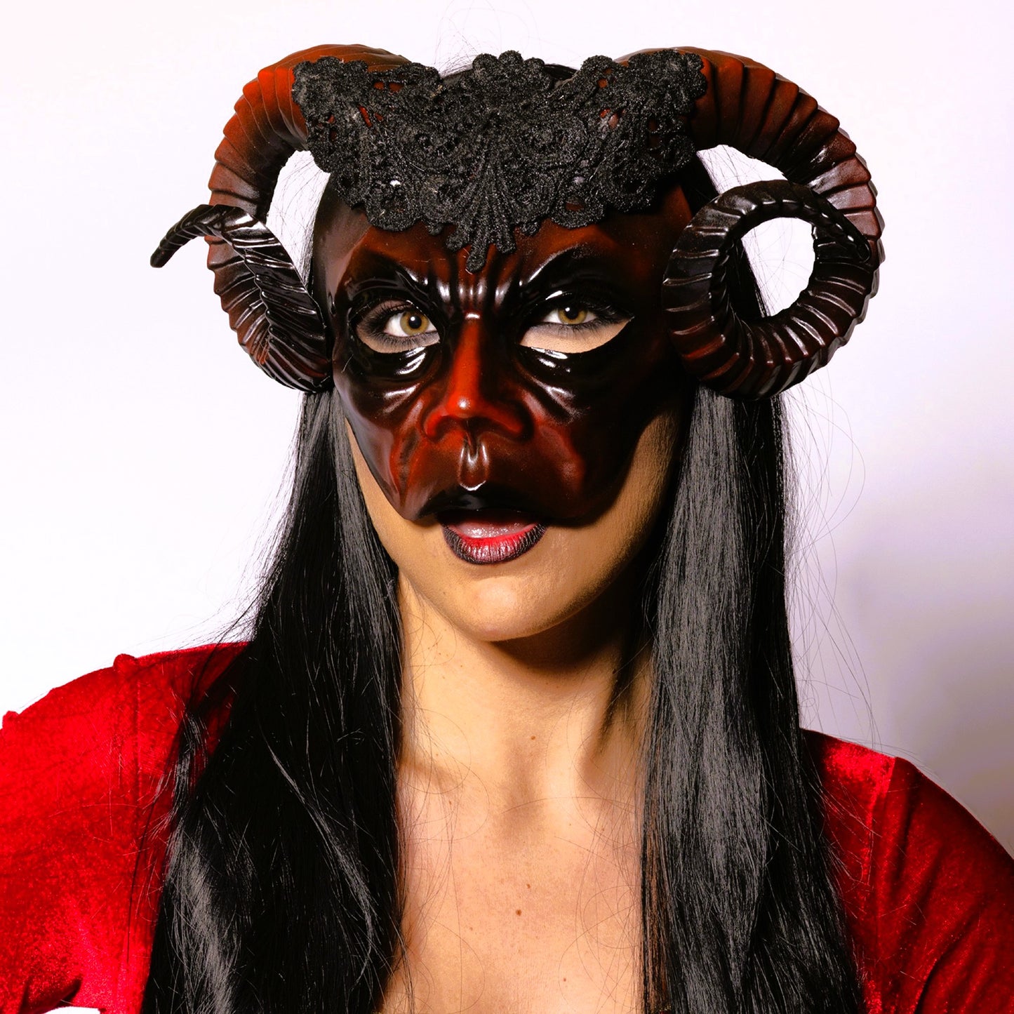 Eye Mask, Horned Ram, Rouge