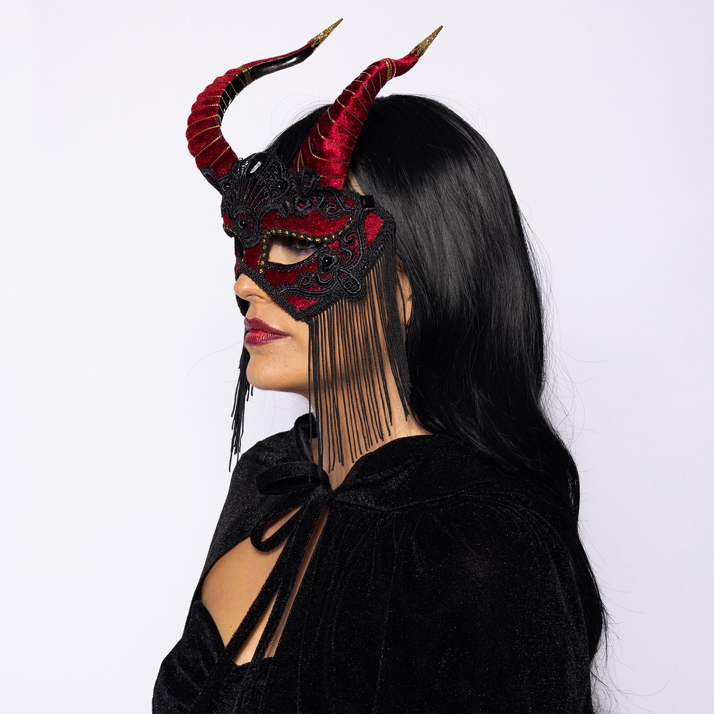 Deluxe, Red Laced, Devil Mask
