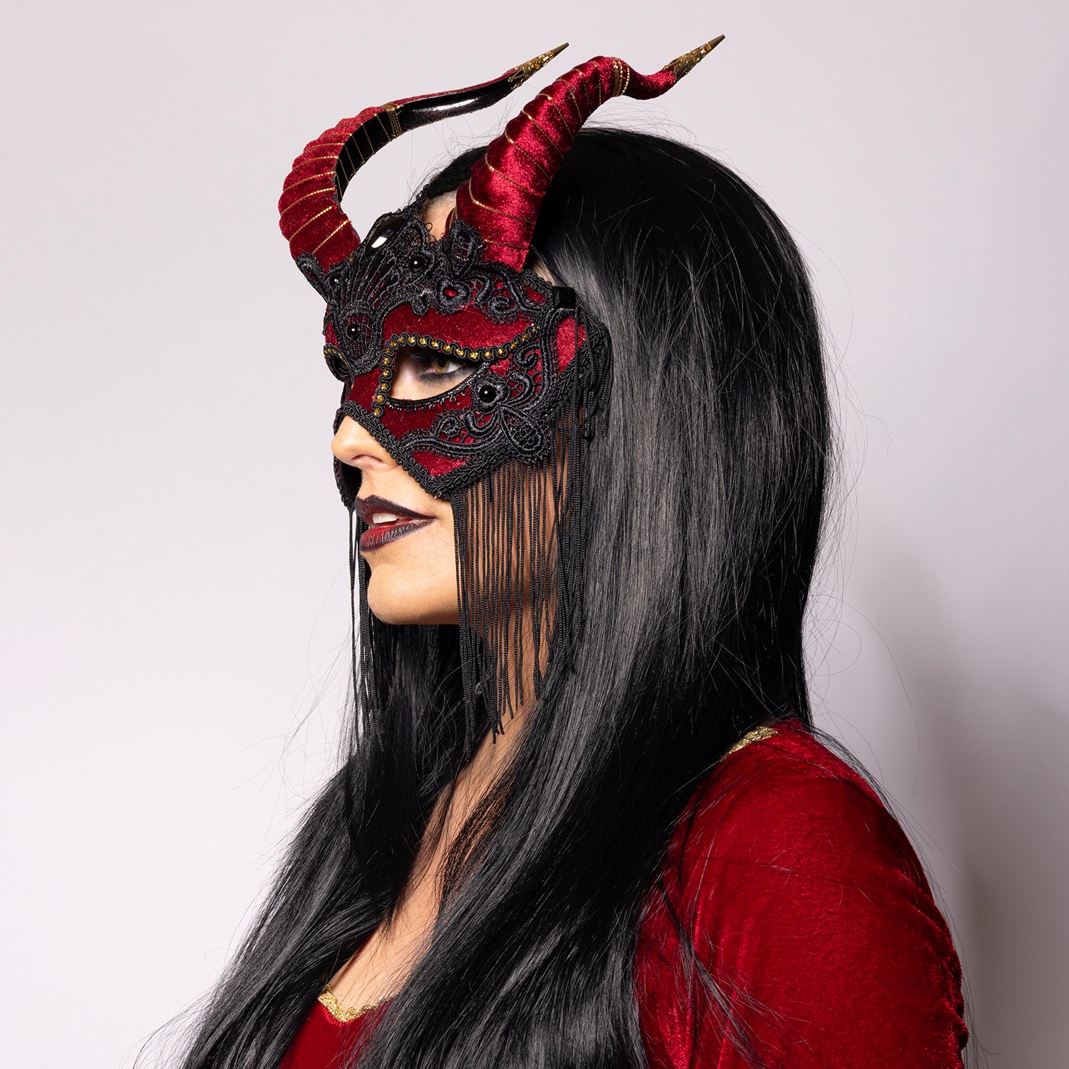 Deluxe, Red Laced, Devil Mask