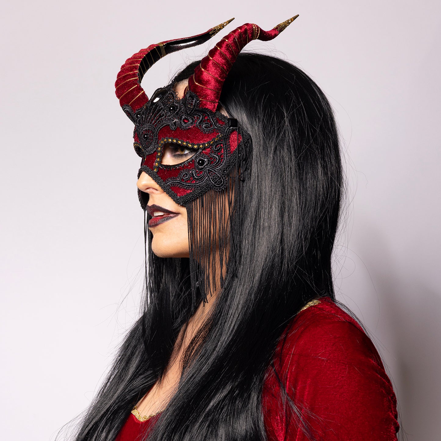 Deluxe, Red Laced, Devil Mask