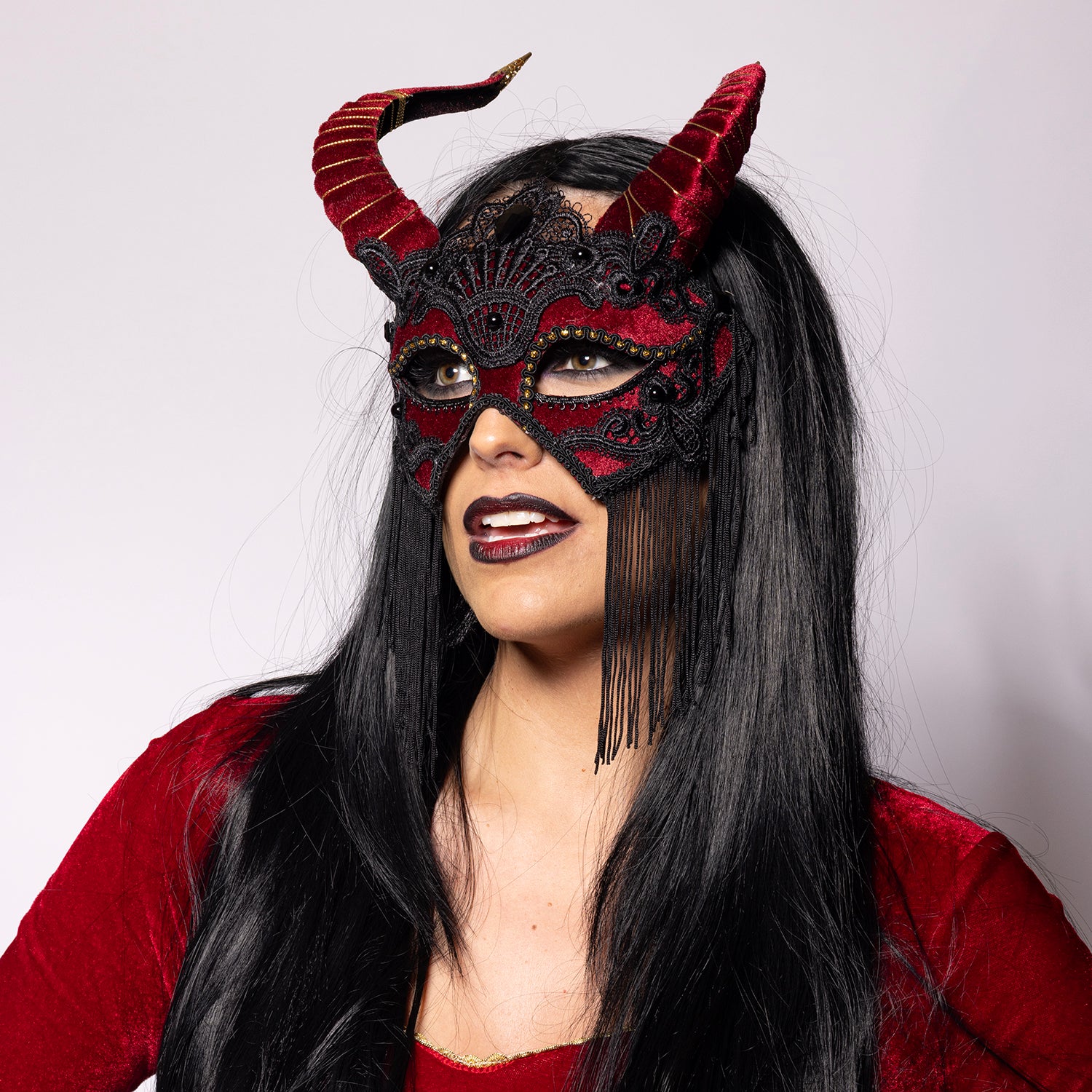 Deluxe, Red Laced, Devil Mask