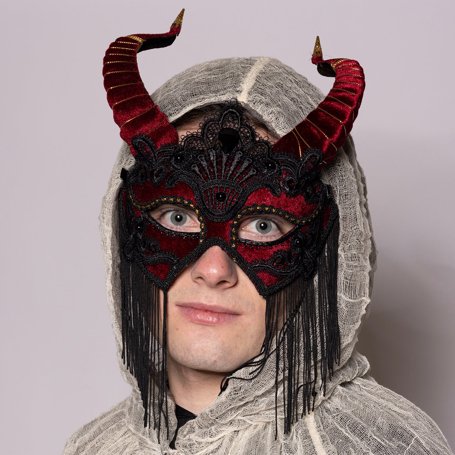 Deluxe, Red Laced, Devil Mask