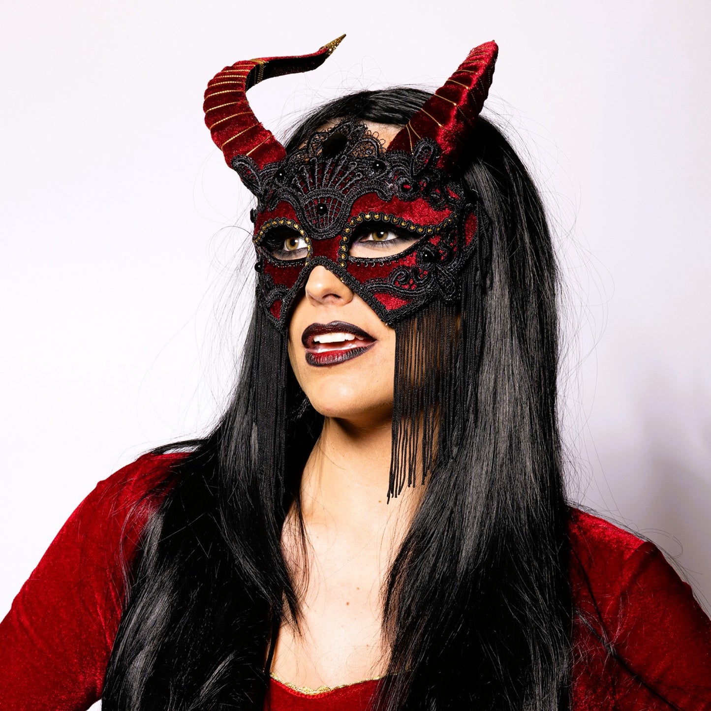 Deluxe, Red Laced, Devil Mask