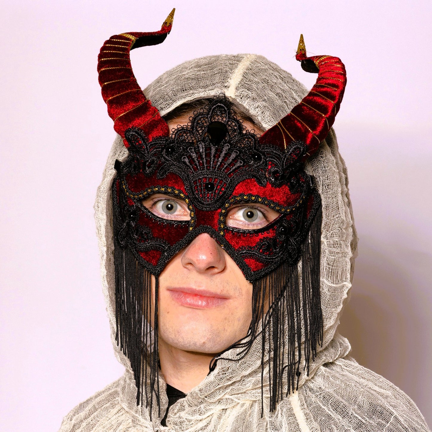 Deluxe, Red Laced, Devil Mask