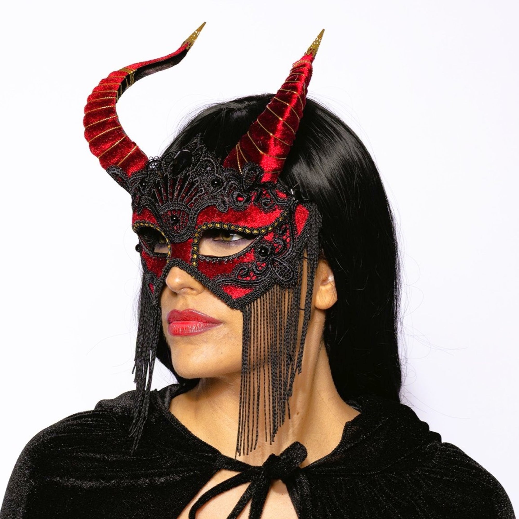 Deluxe, Red Laced, Devil Mask