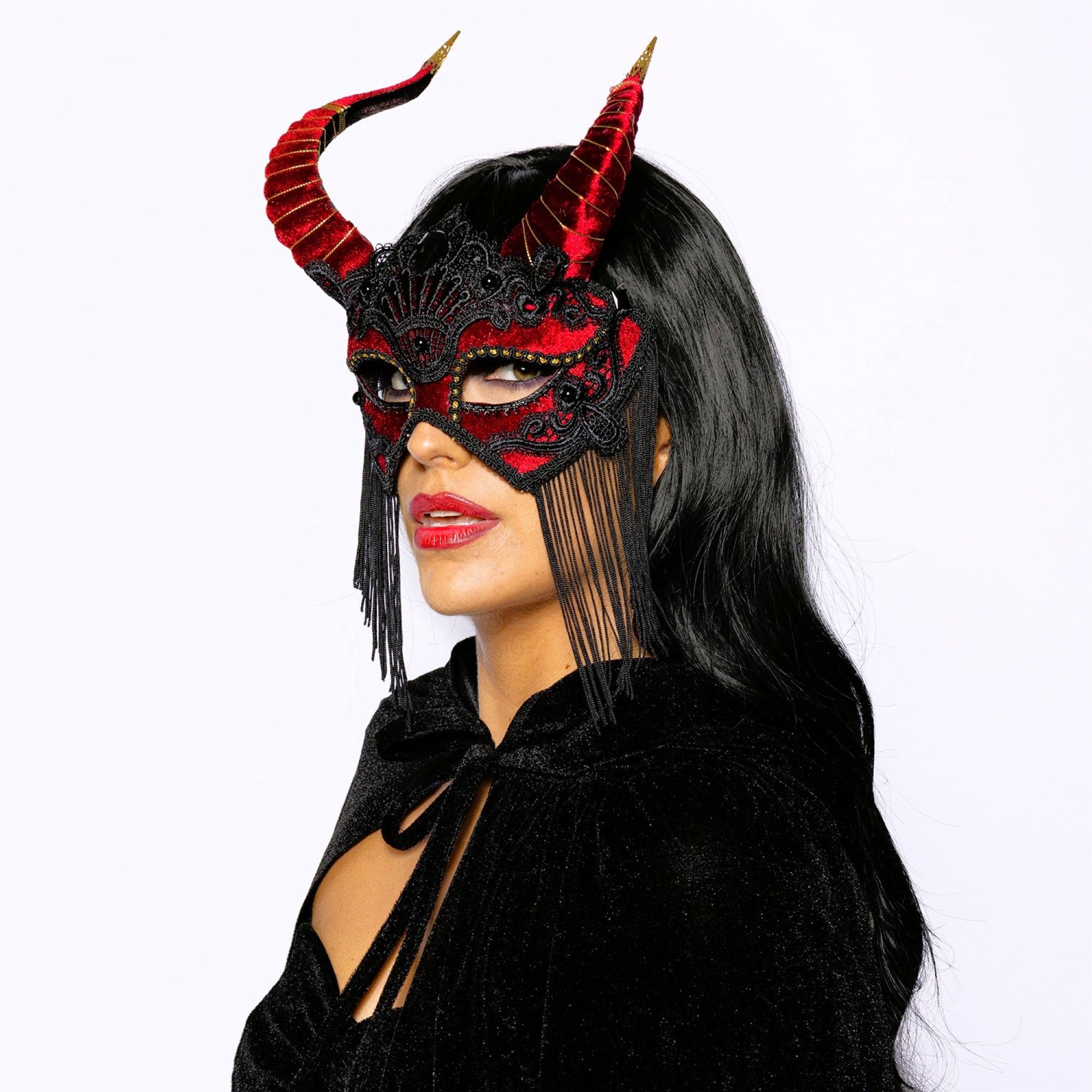 Deluxe, Red Laced, Devil Mask
