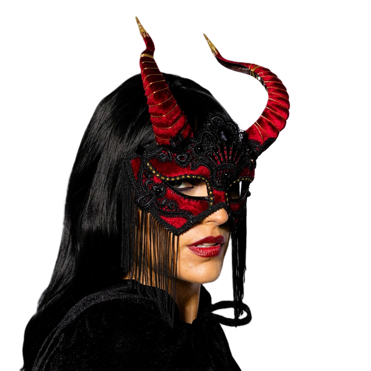 Deluxe, Red Laced, Devil Mask