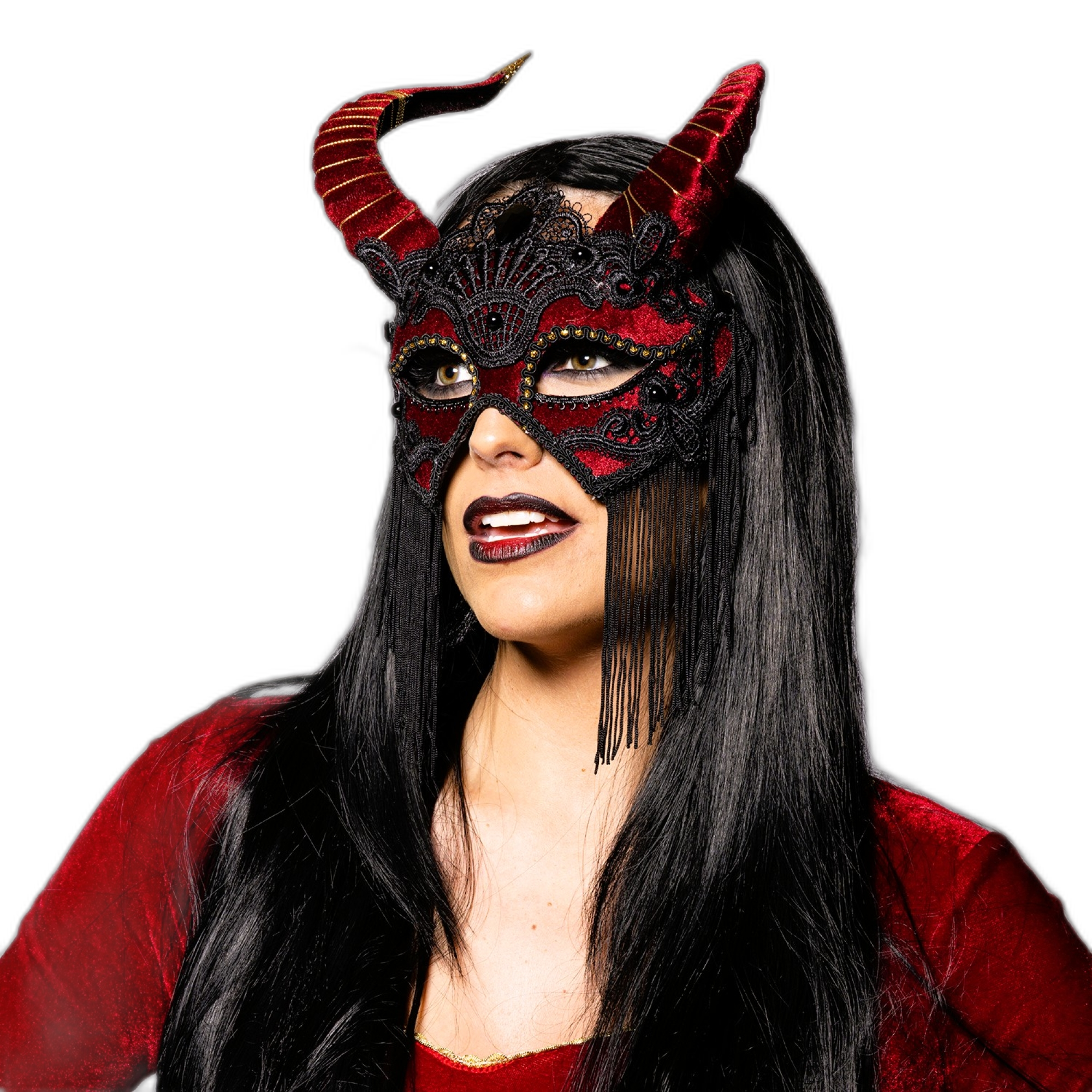 Deluxe, Red Laced, Devil Mask