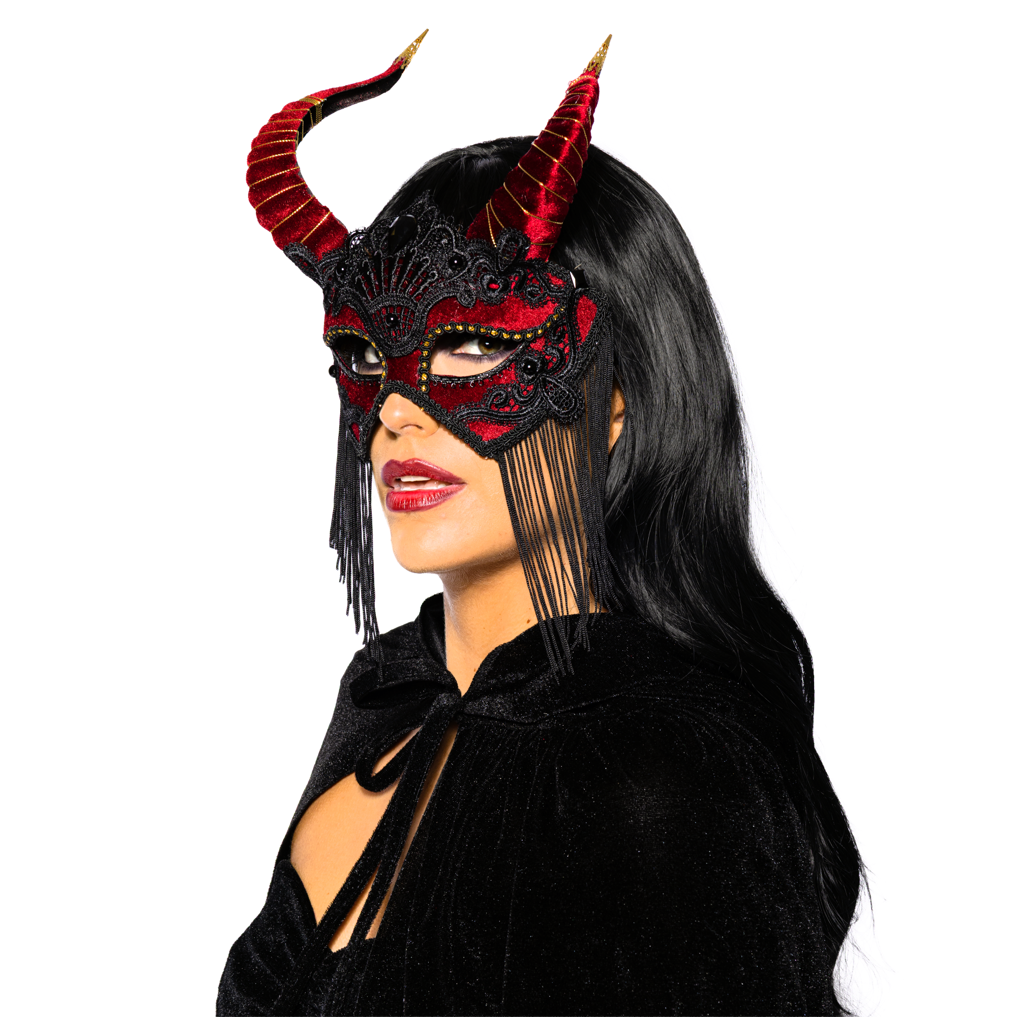 Deluxe, Red Laced, Devil Mask