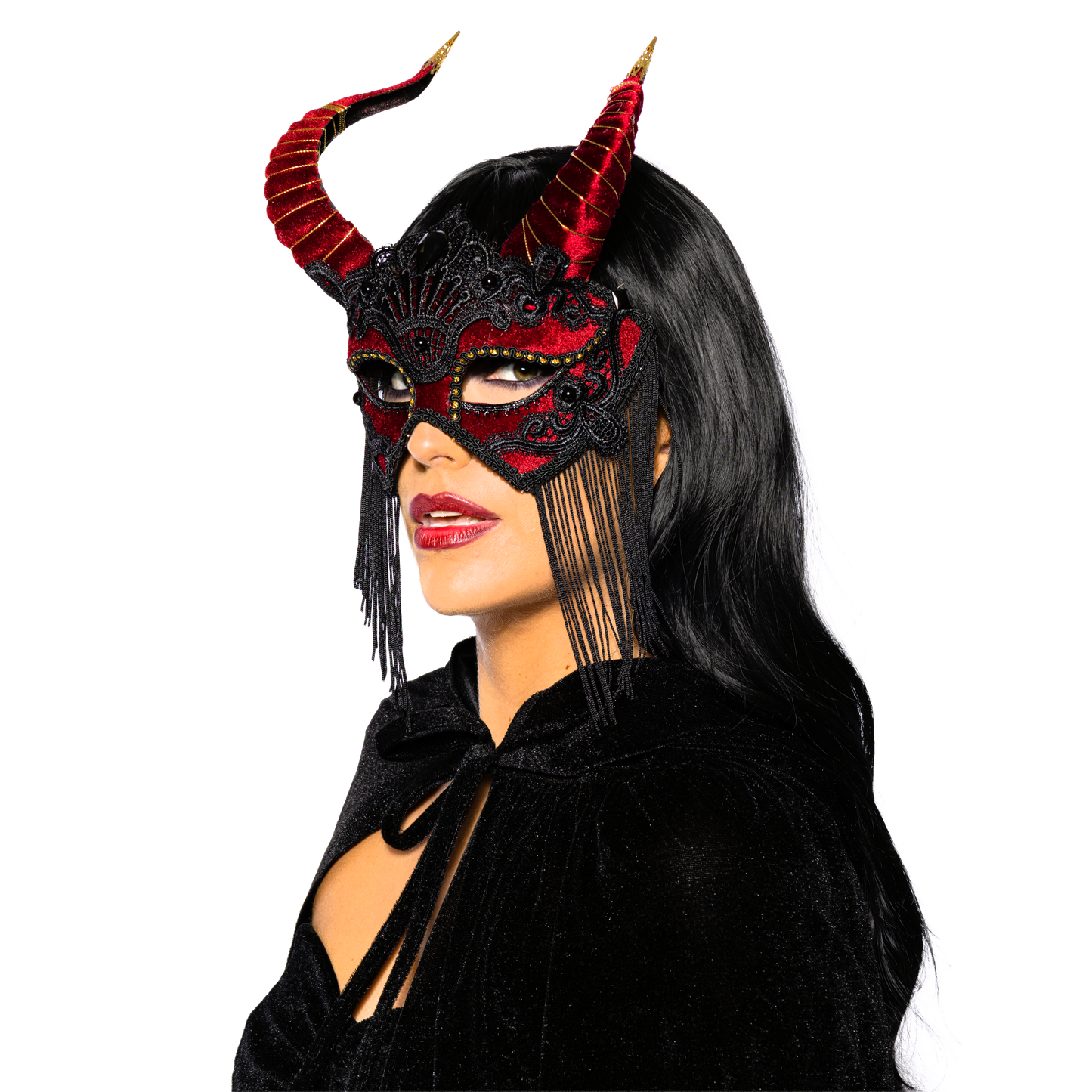 Deluxe, Red Laced, Devil Mask