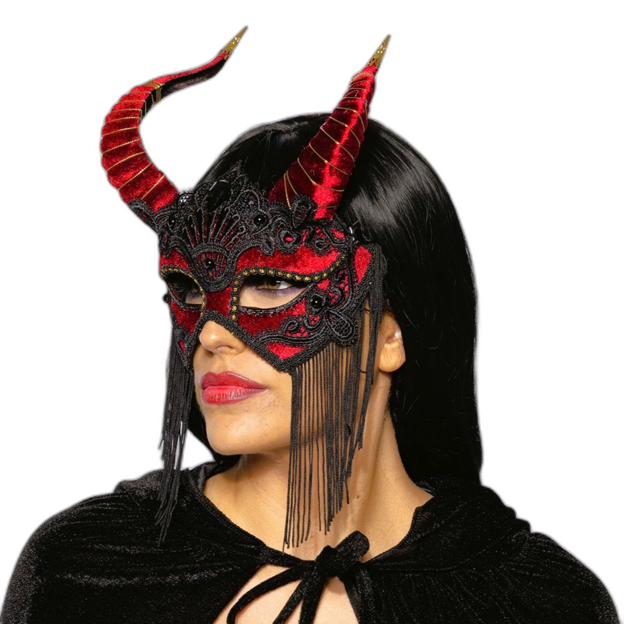 Deluxe, Red Laced, Devil Mask