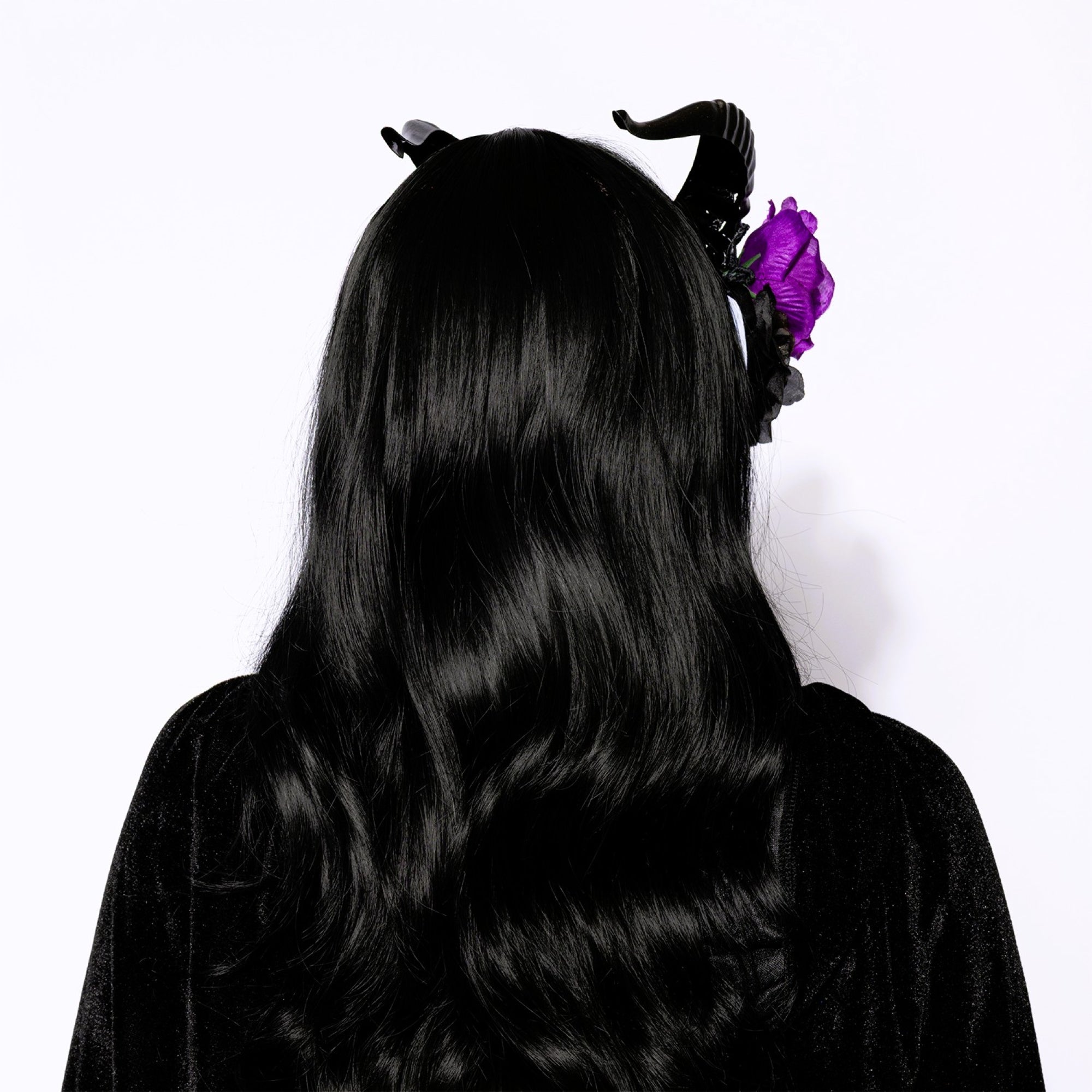 Day of The Dead, Horned, Floral Mask