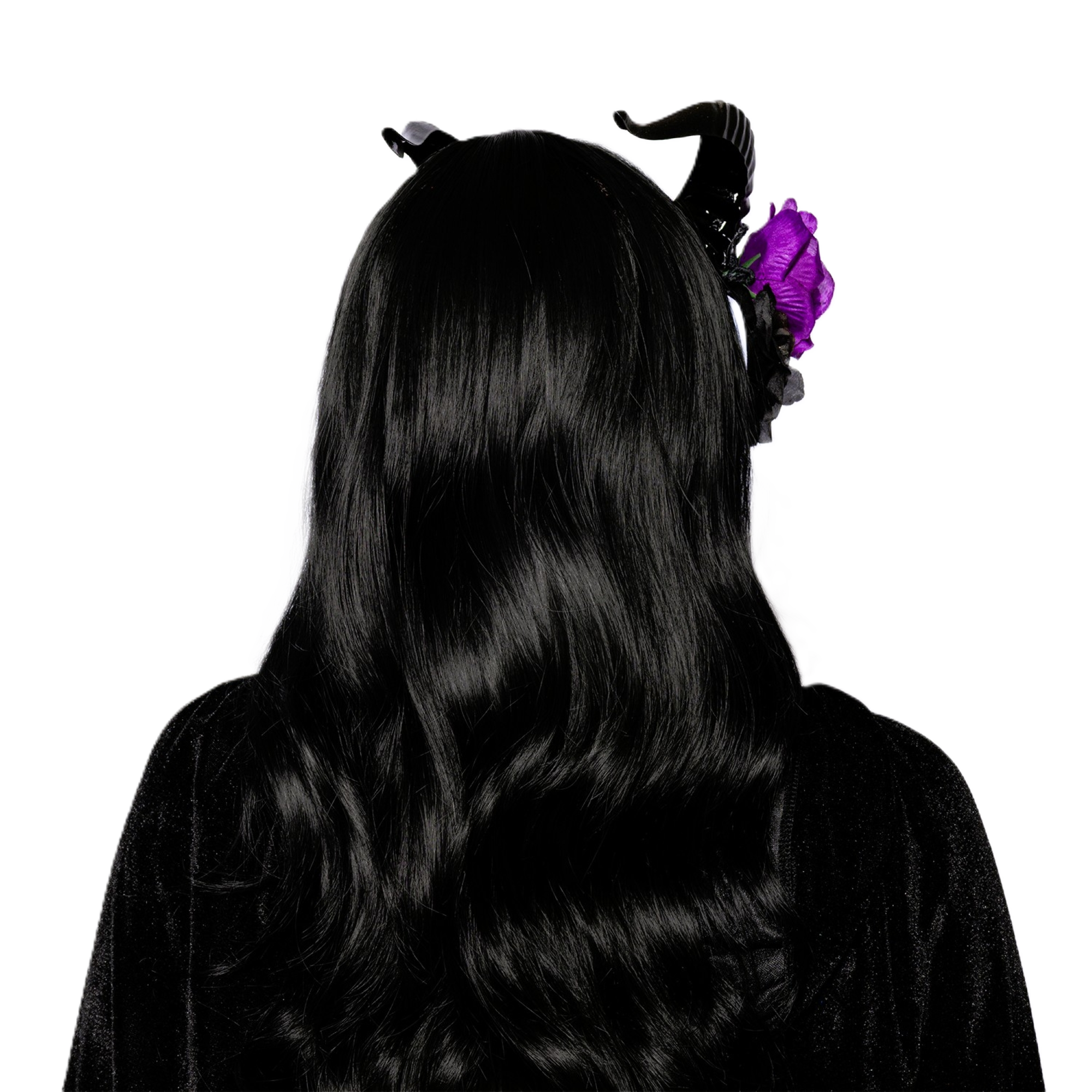 Day of The Dead, Horned, Floral Mask