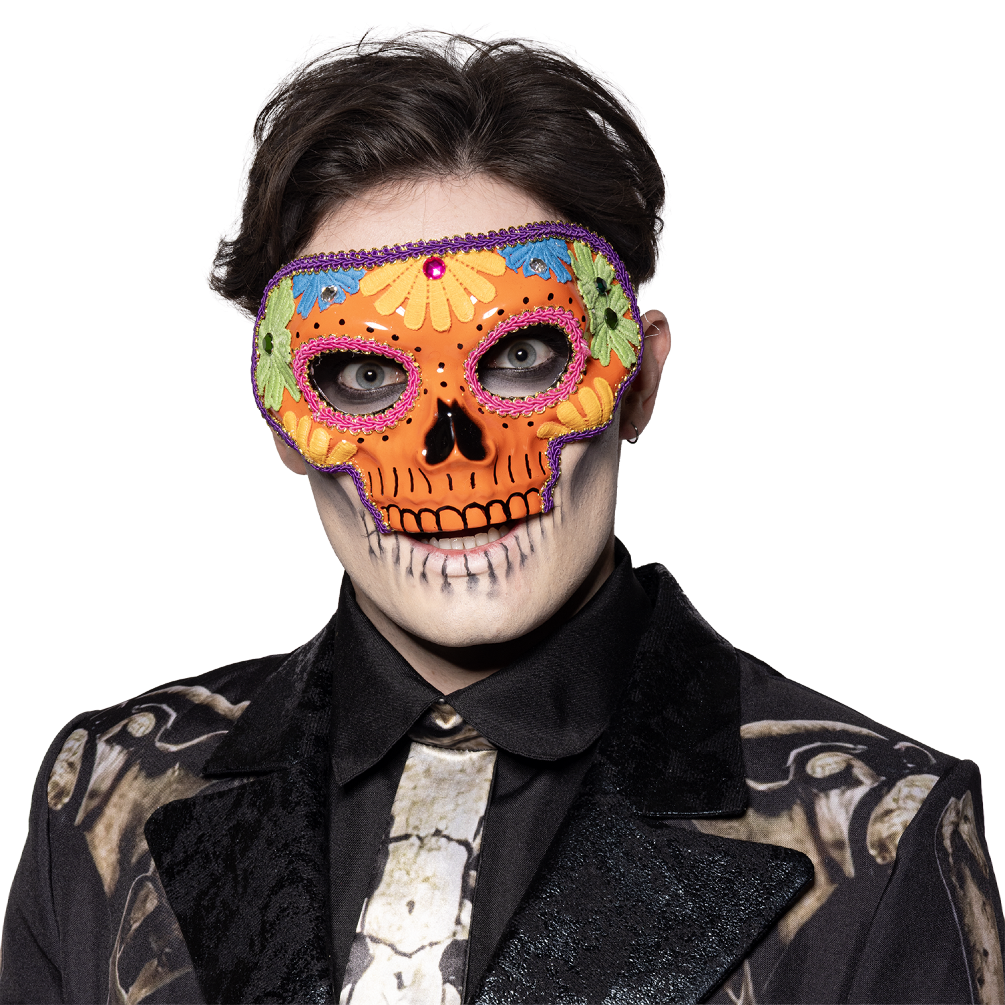 Sugar Skull Mask, Orange