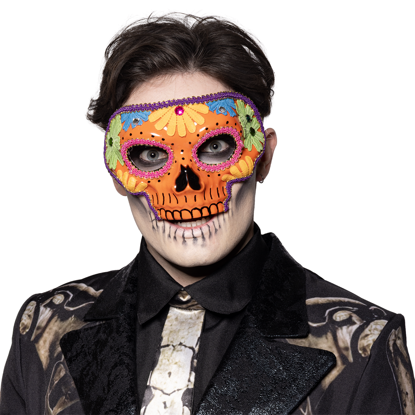 Sugar Skull Mask, Orange