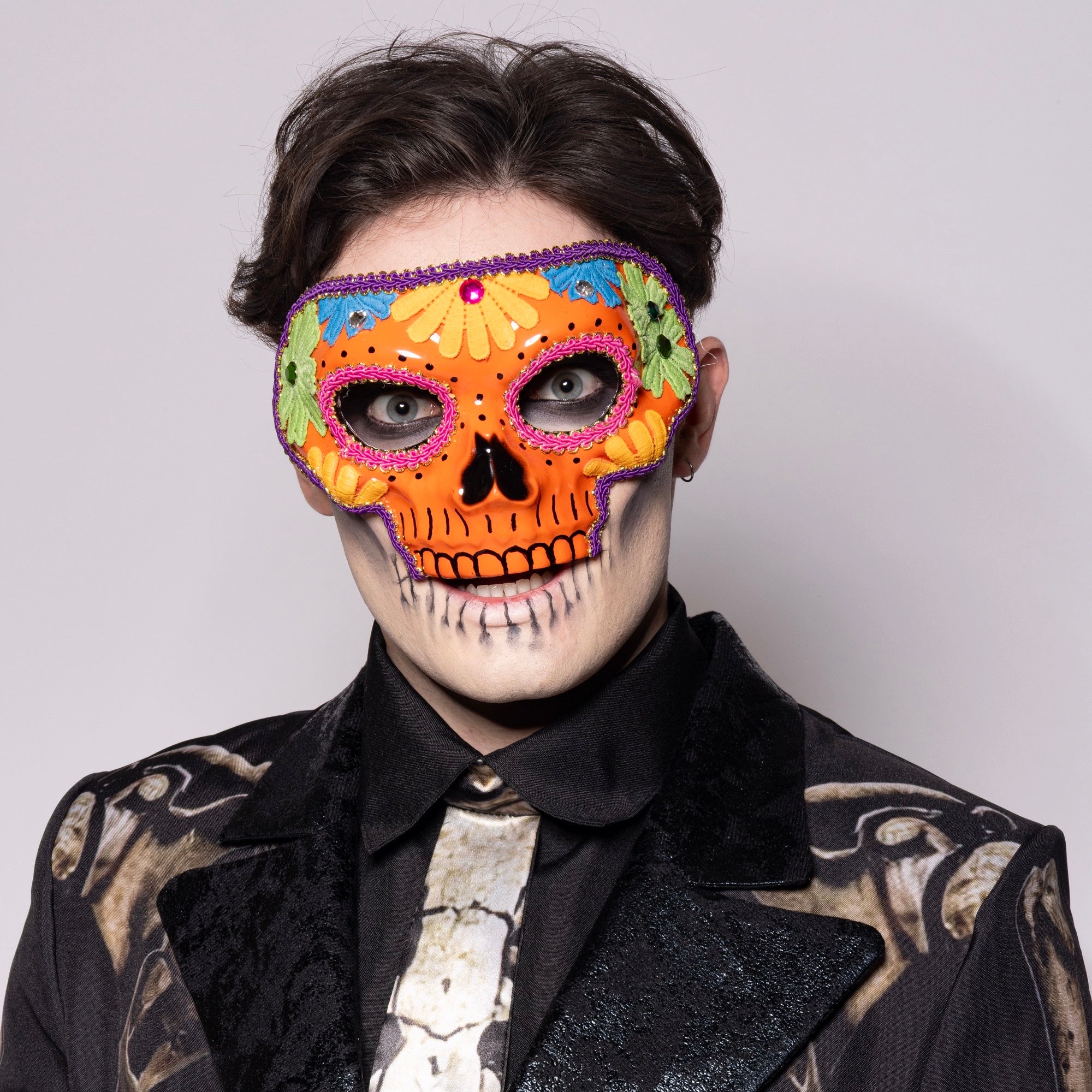 Sugar Skull Mask, Orange