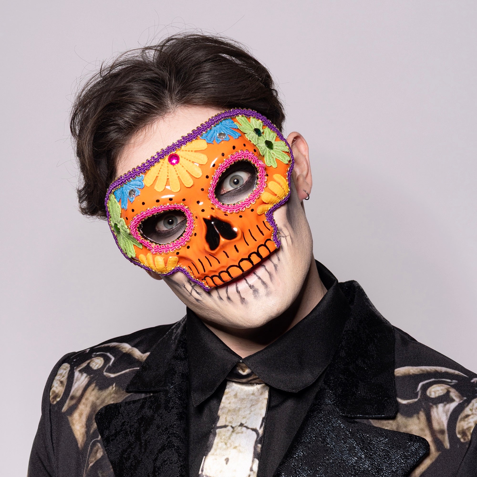 Sugar Skull Mask, Orange