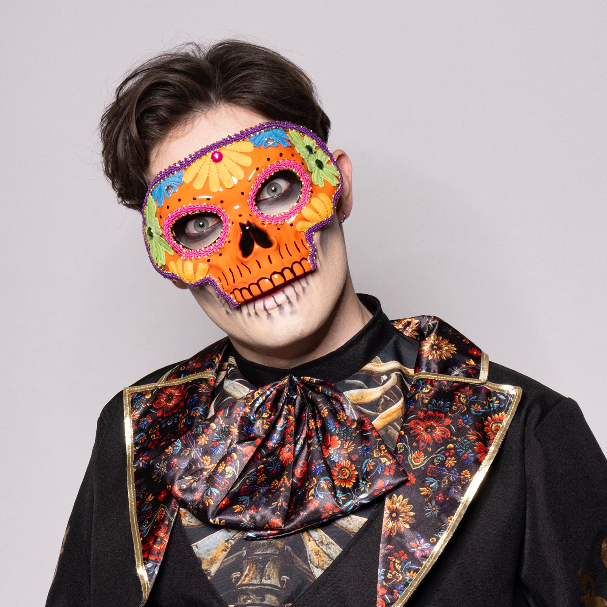 Sugar Skull Mask, Orange