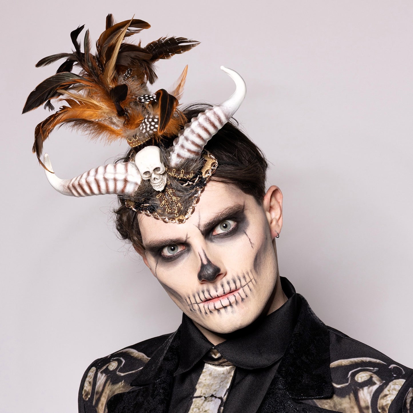 Headdress, Voodoo, Horned Mohawk