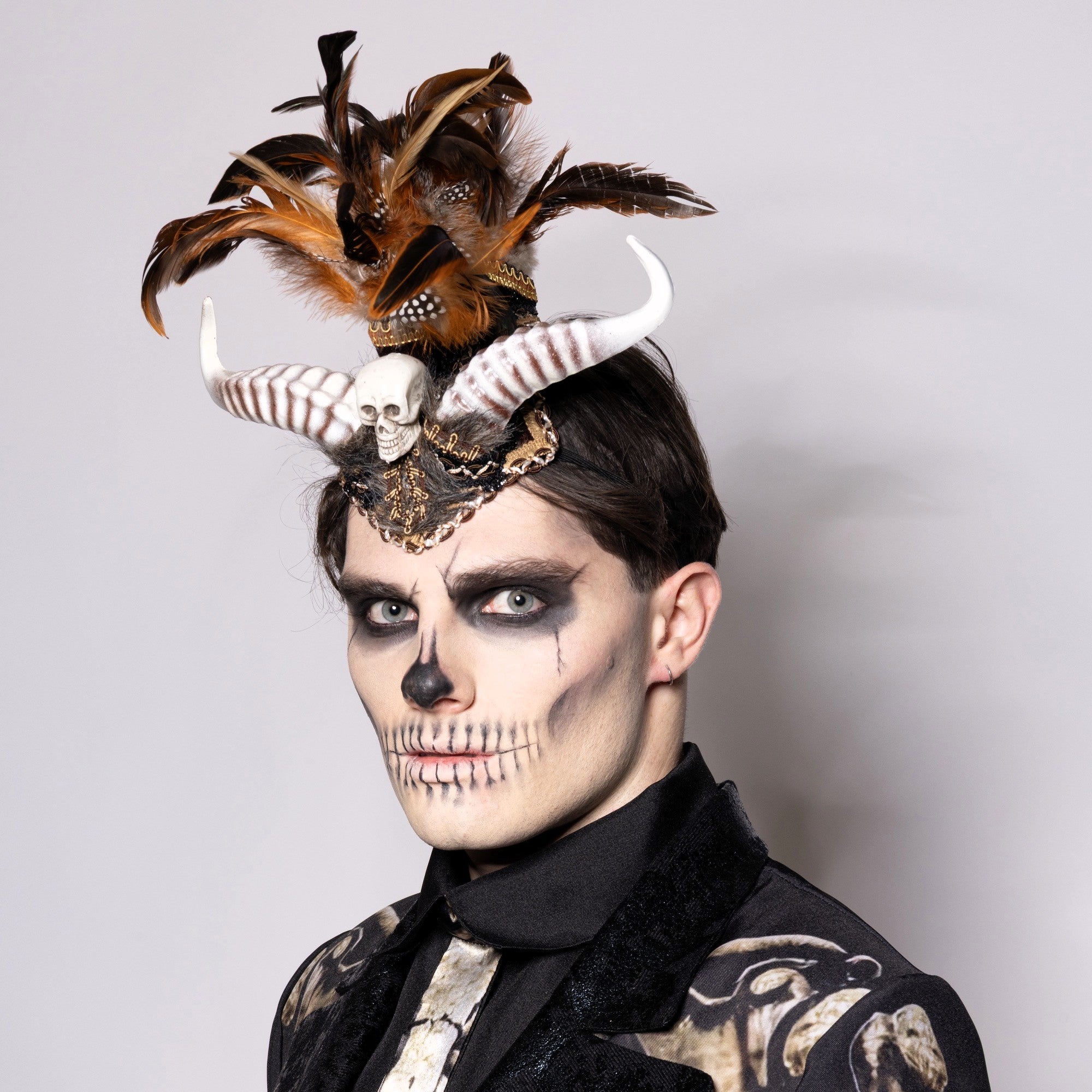 Headdress, Voodoo, Horned Mohawk
