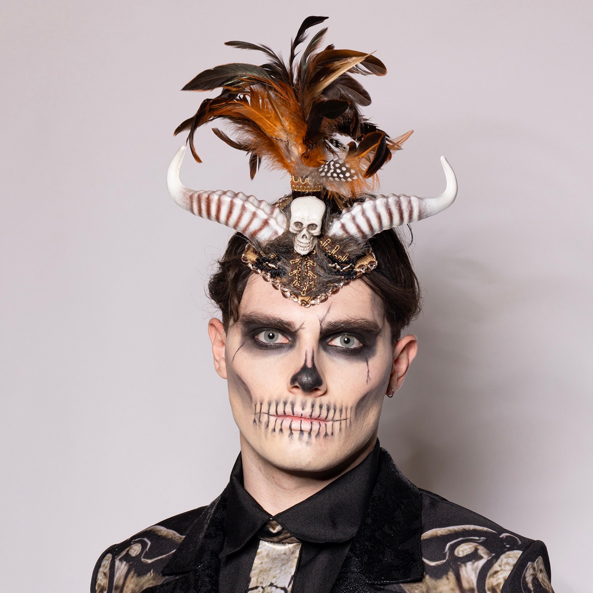 Headdress, Voodoo, Horned Mohawk