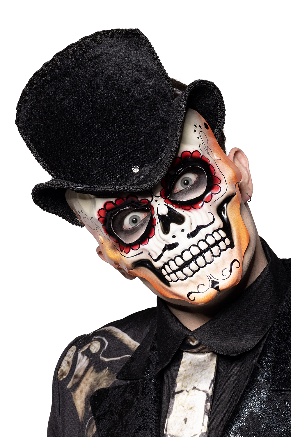 Day of the Dead, Top Hat, Skull Mask