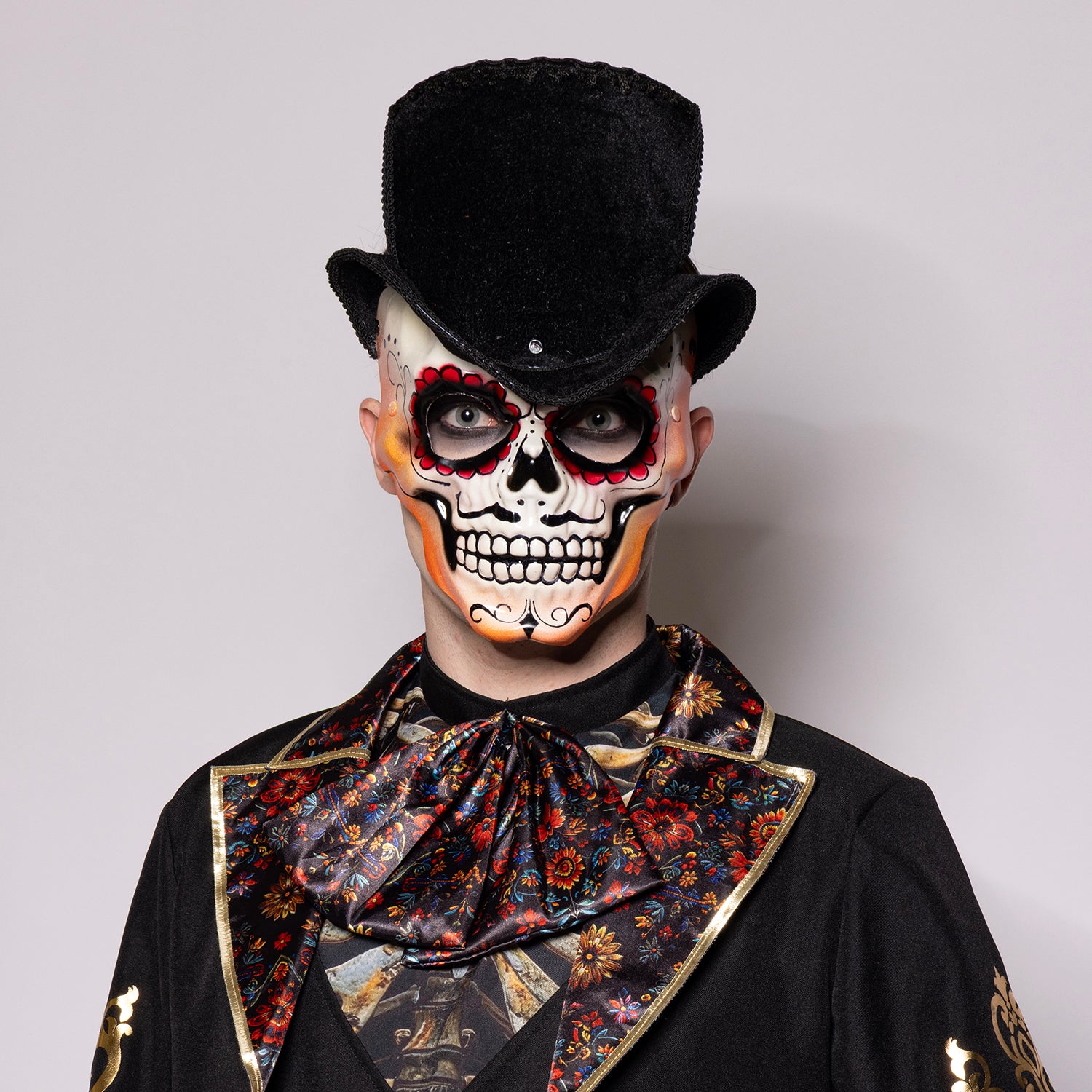 Day of the Dead, Top Hat, Skull Mask
