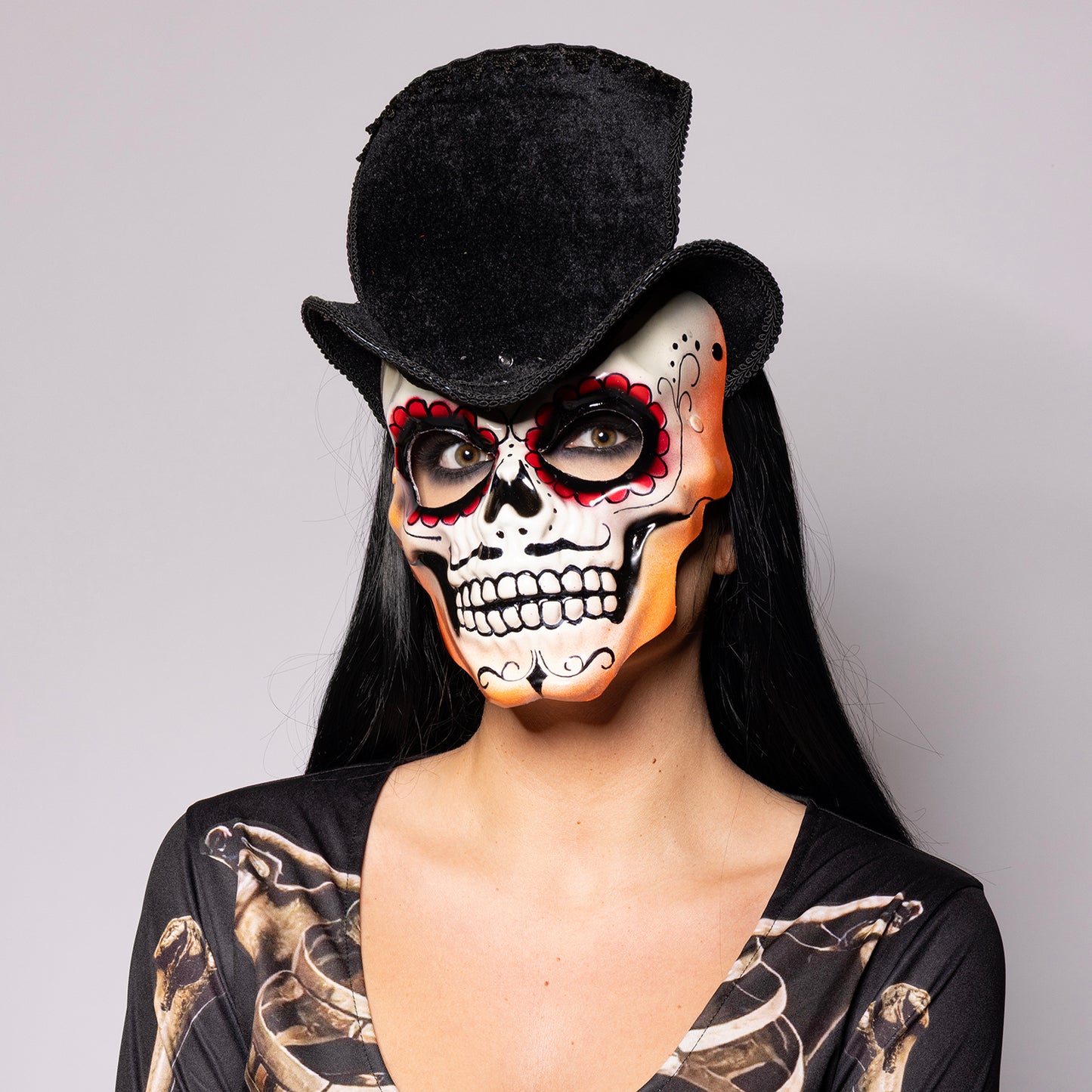 Day of the Dead, Top Hat, Skull Mask