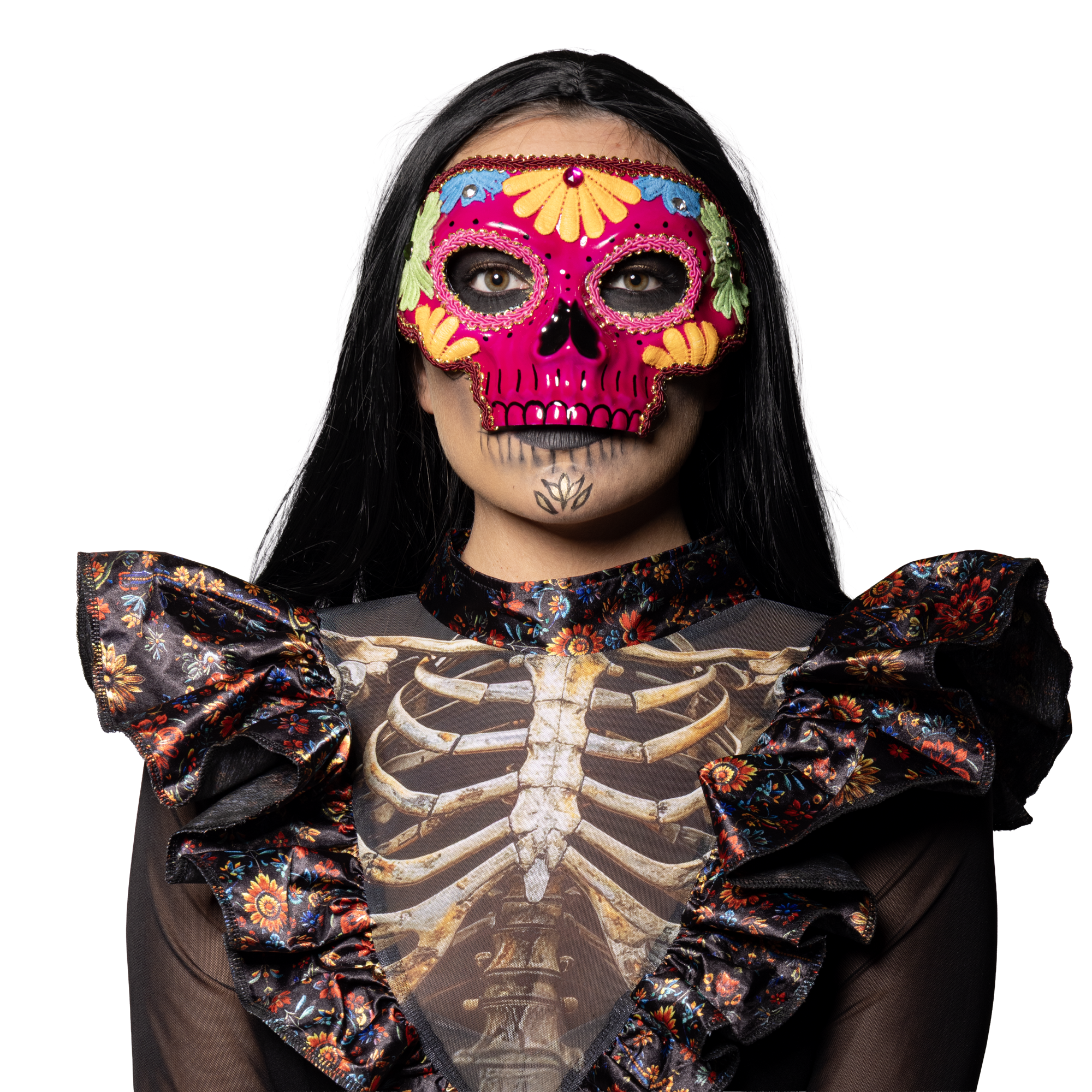 Sugar Skull Mask, Pink