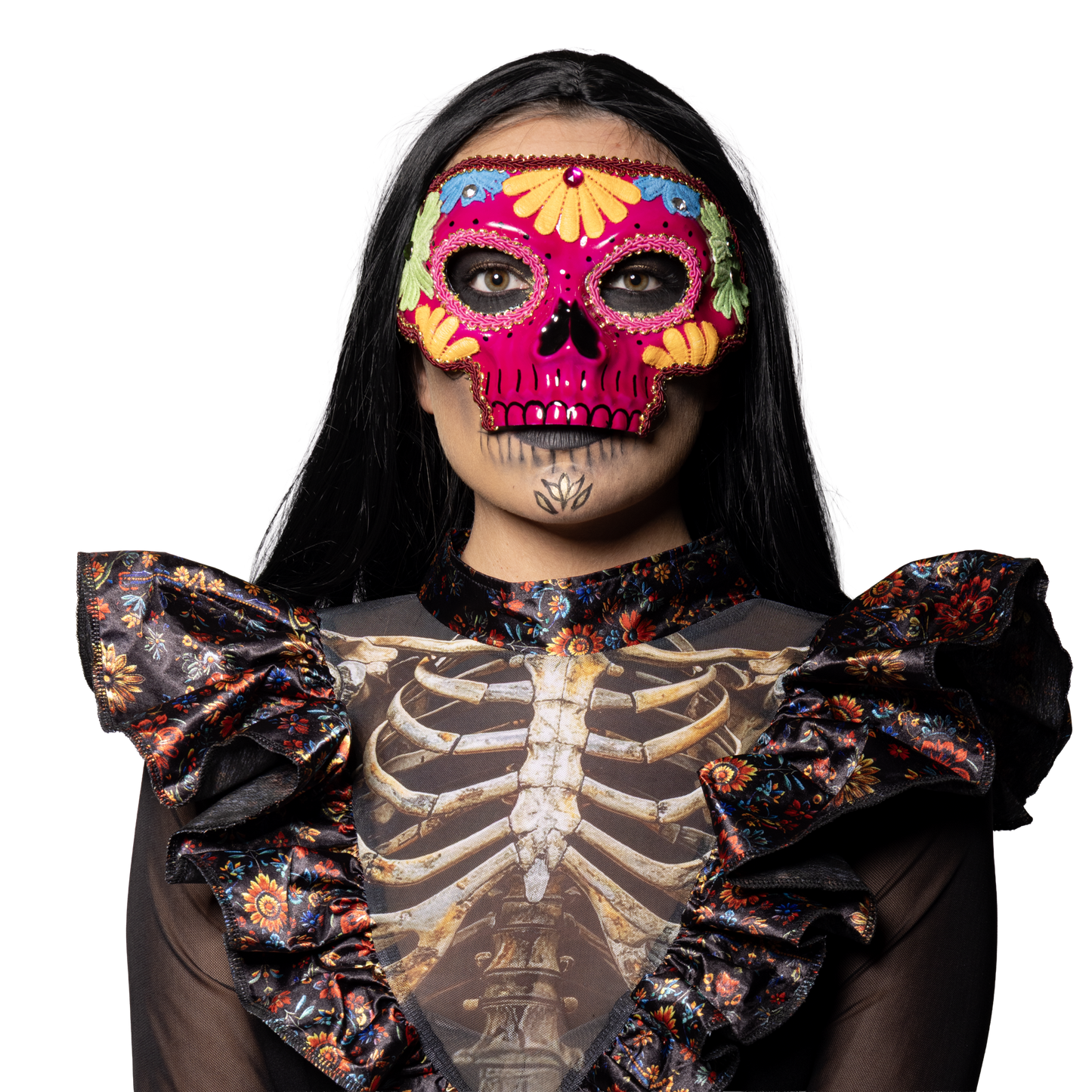 Sugar Skull Mask, Pink