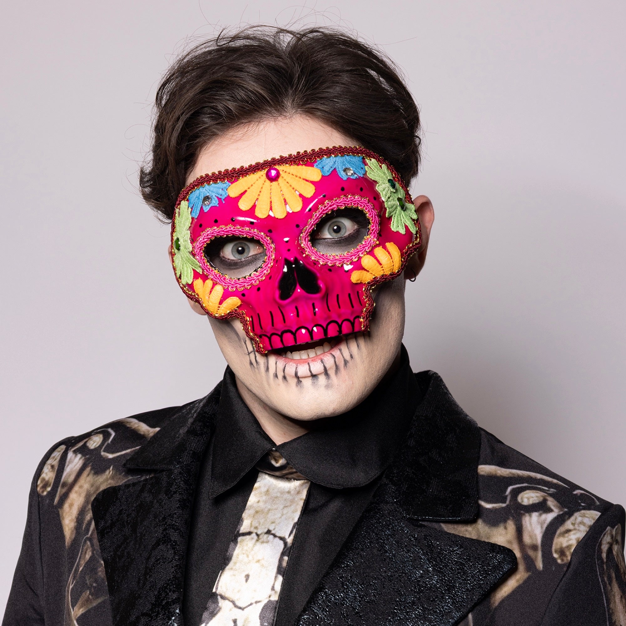 Sugar Skull Mask, Pink