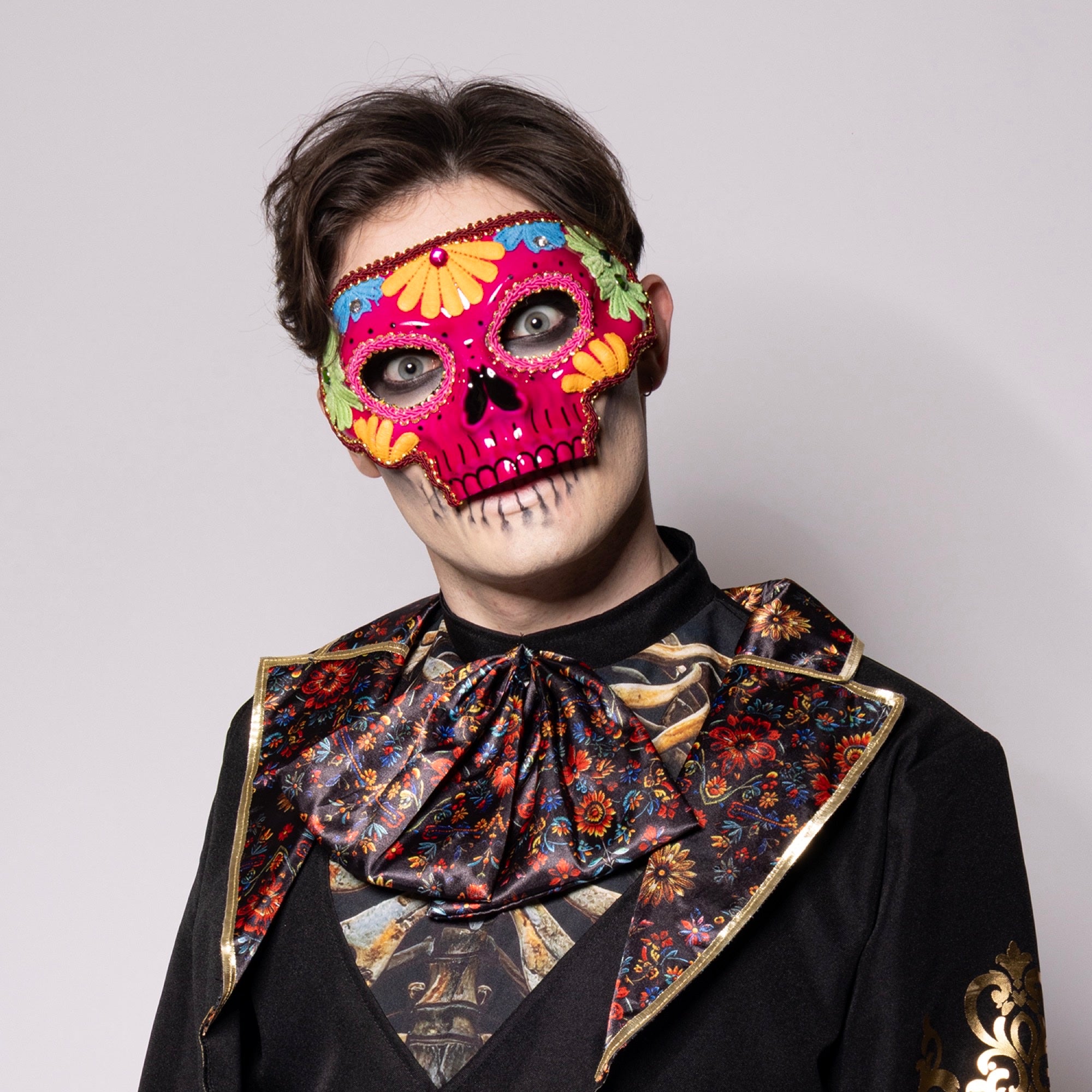 Sugar Skull Mask, Pink