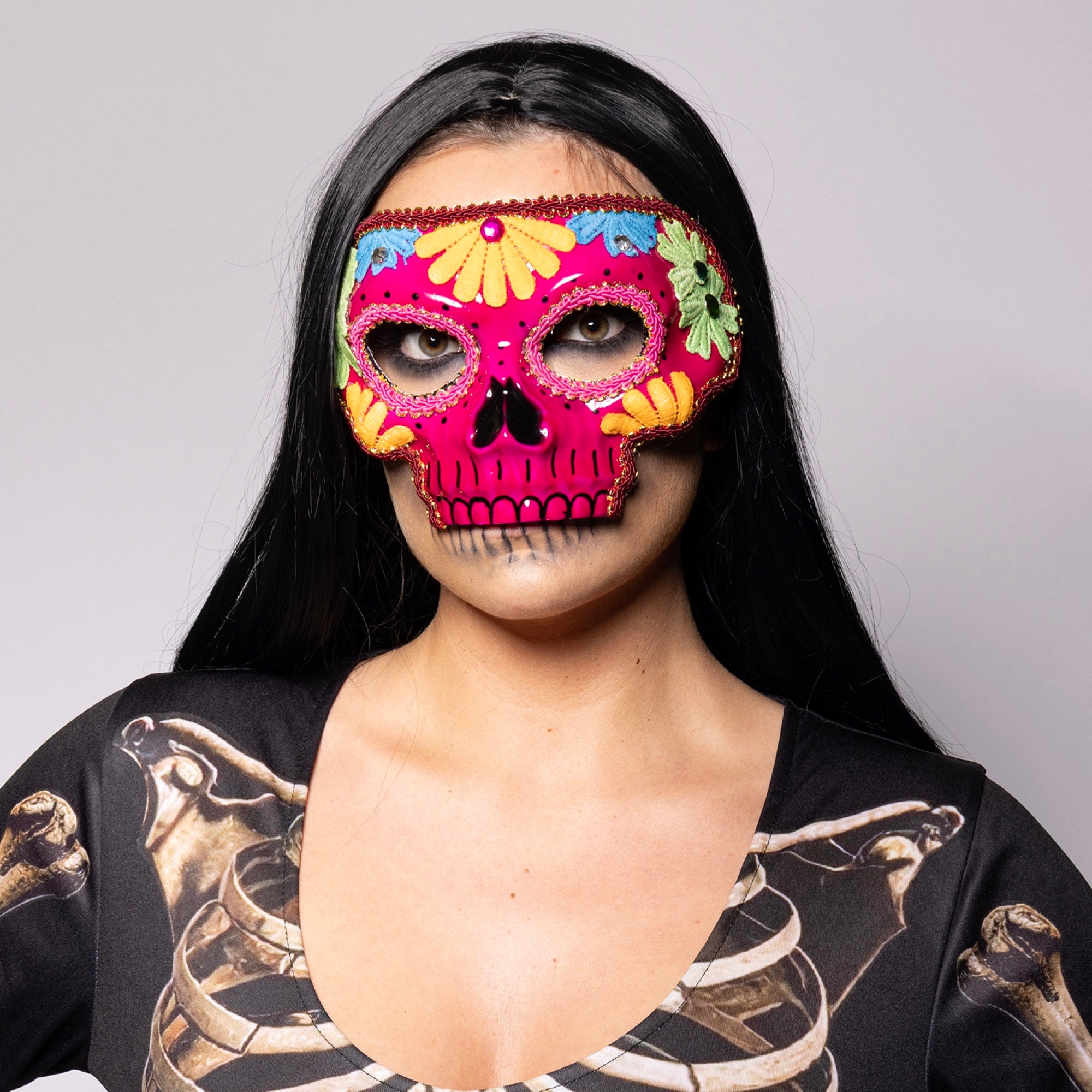 Sugar Skull Mask, Pink